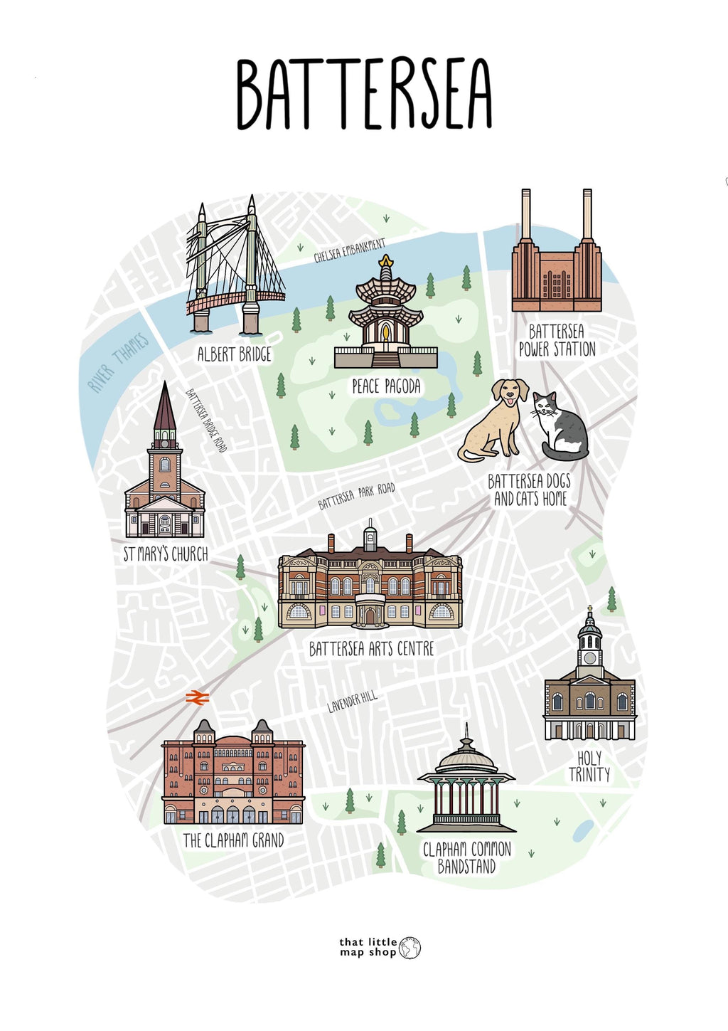 Battersea Map