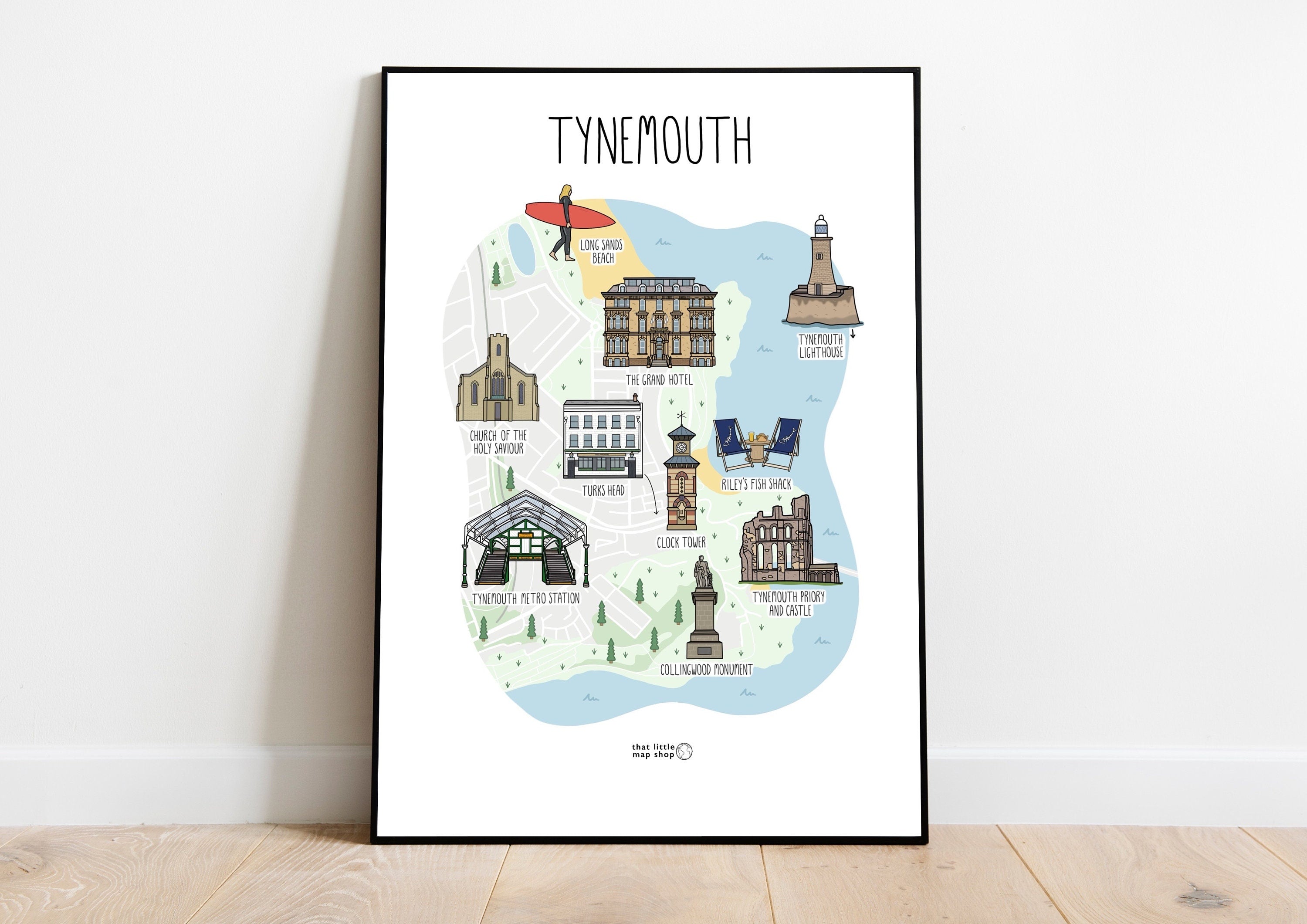 Tynemouth Map