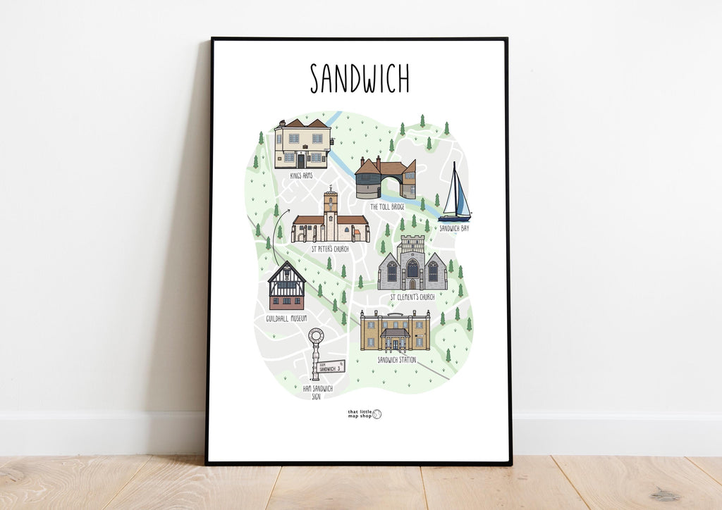 Sandwich Map