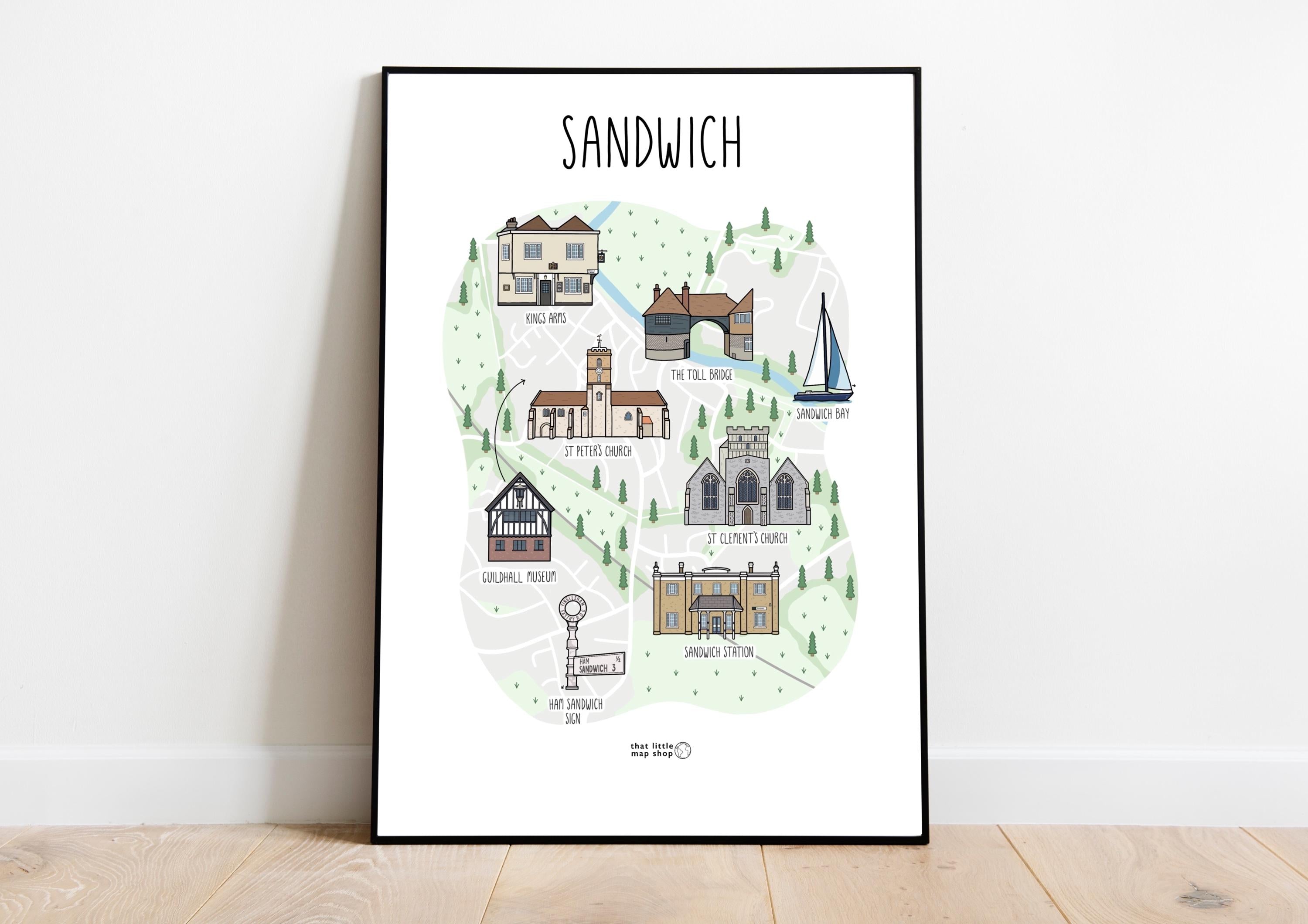 Sandwich Map