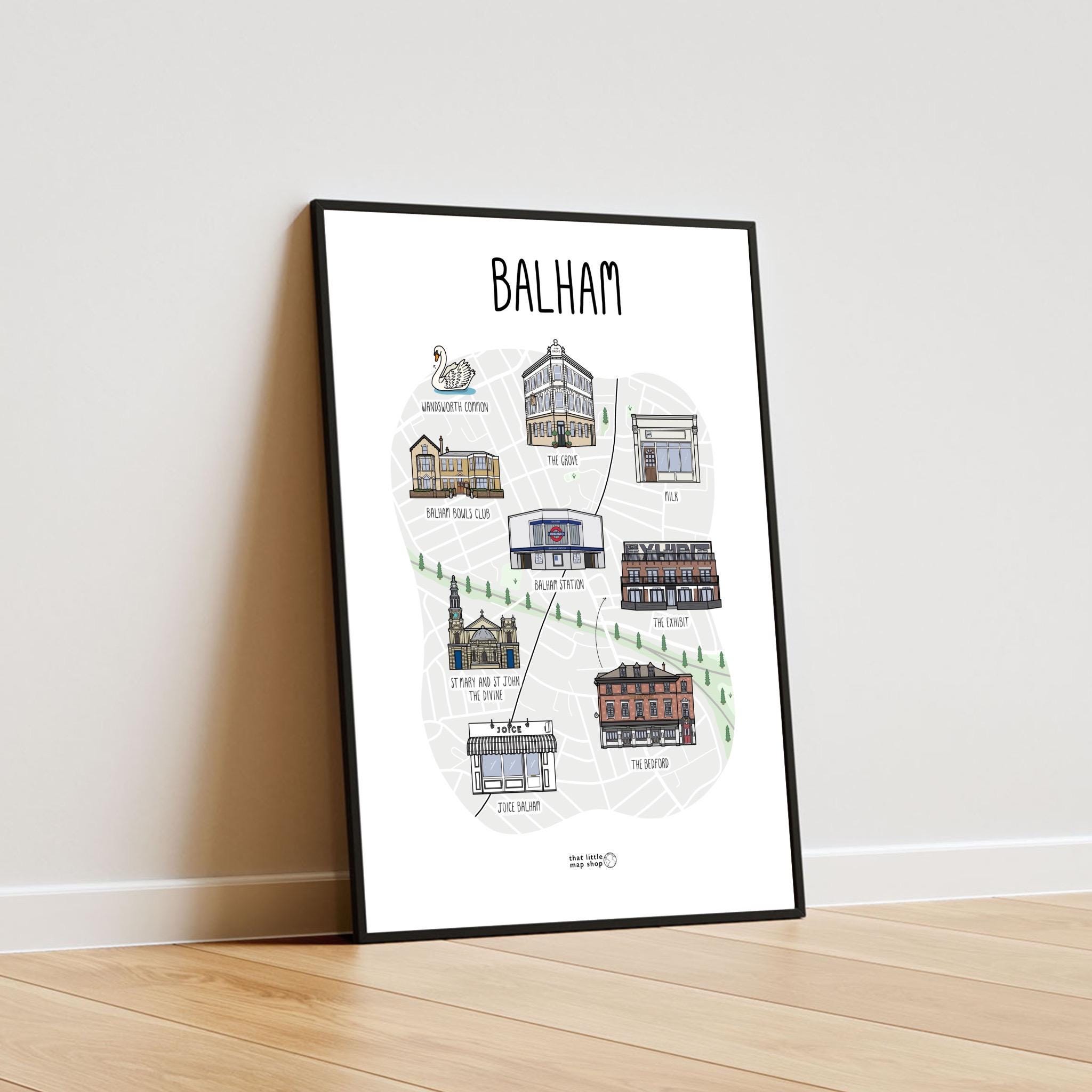 Balham Map