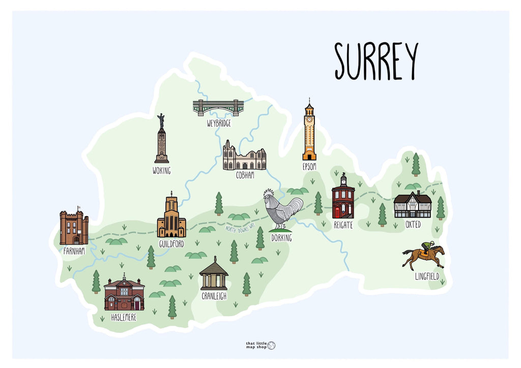 Surrey Map