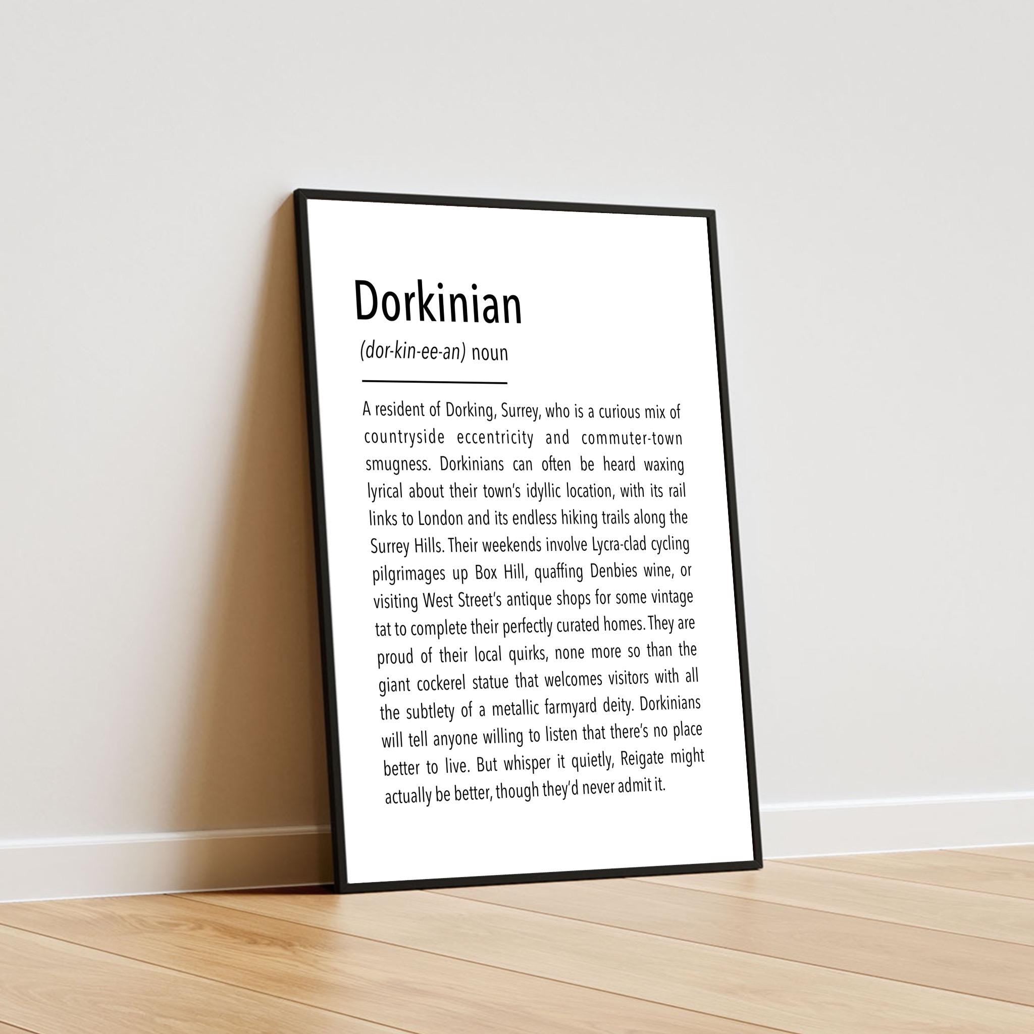 Dorkinian Definition Print