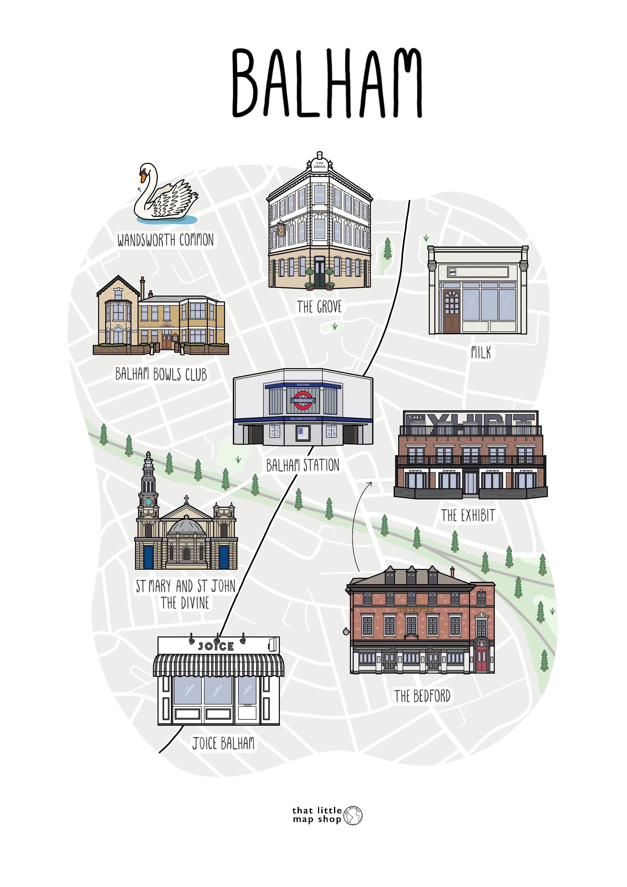 Balham Map