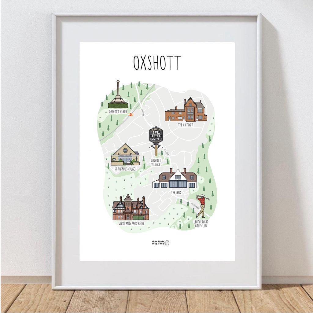 Oxshott Map