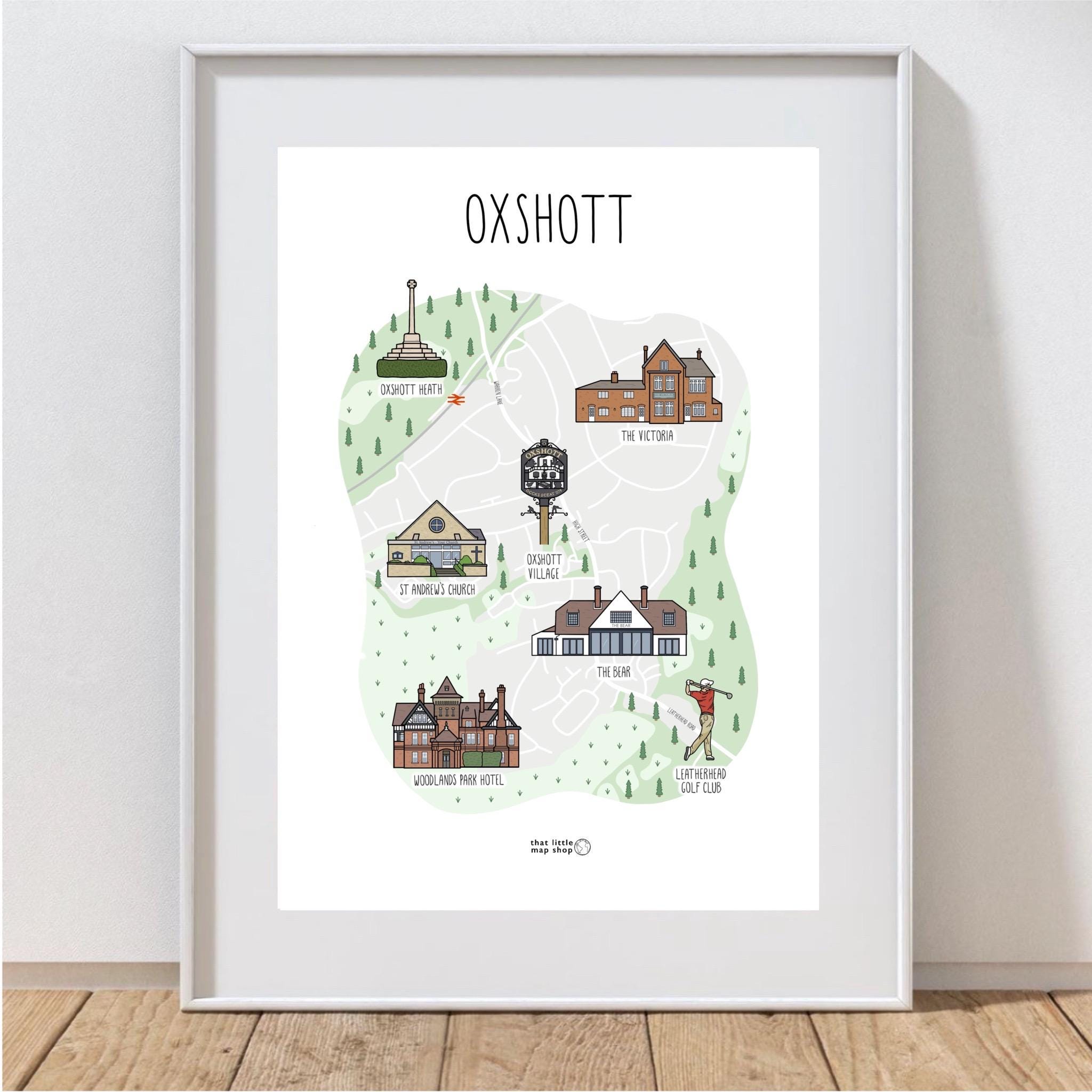Oxshott Map