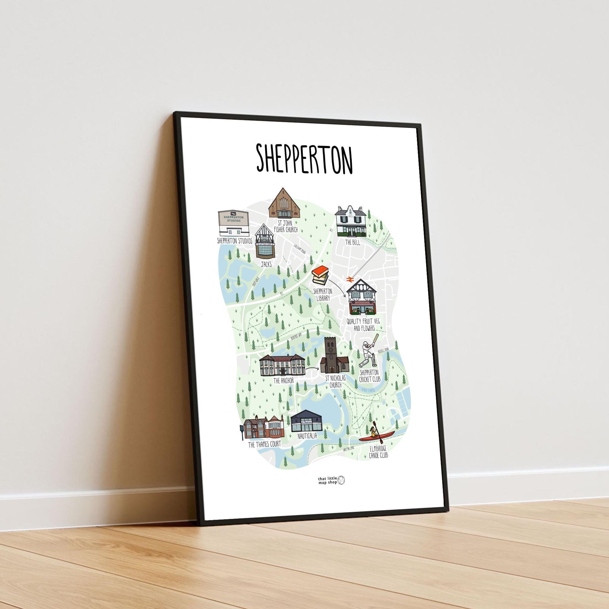 Shepperton Map