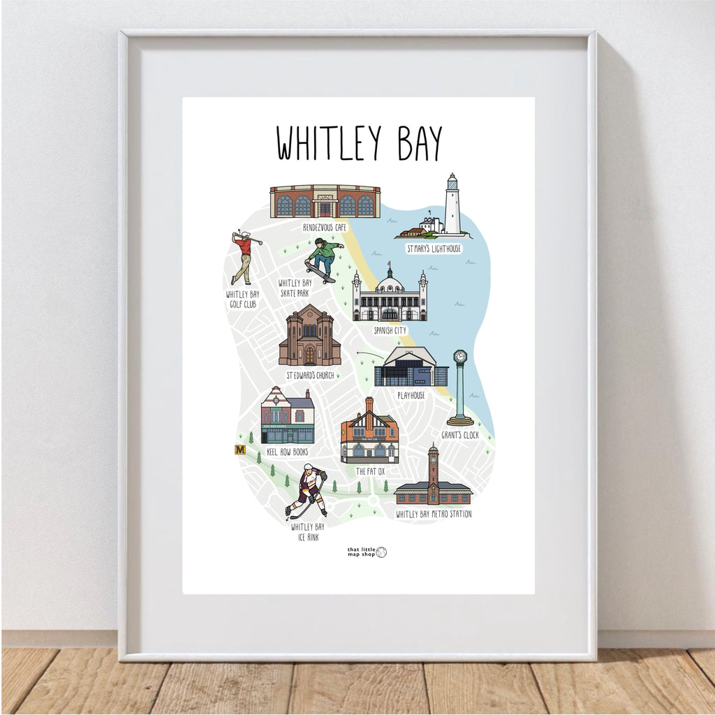 Whitley Bay Map