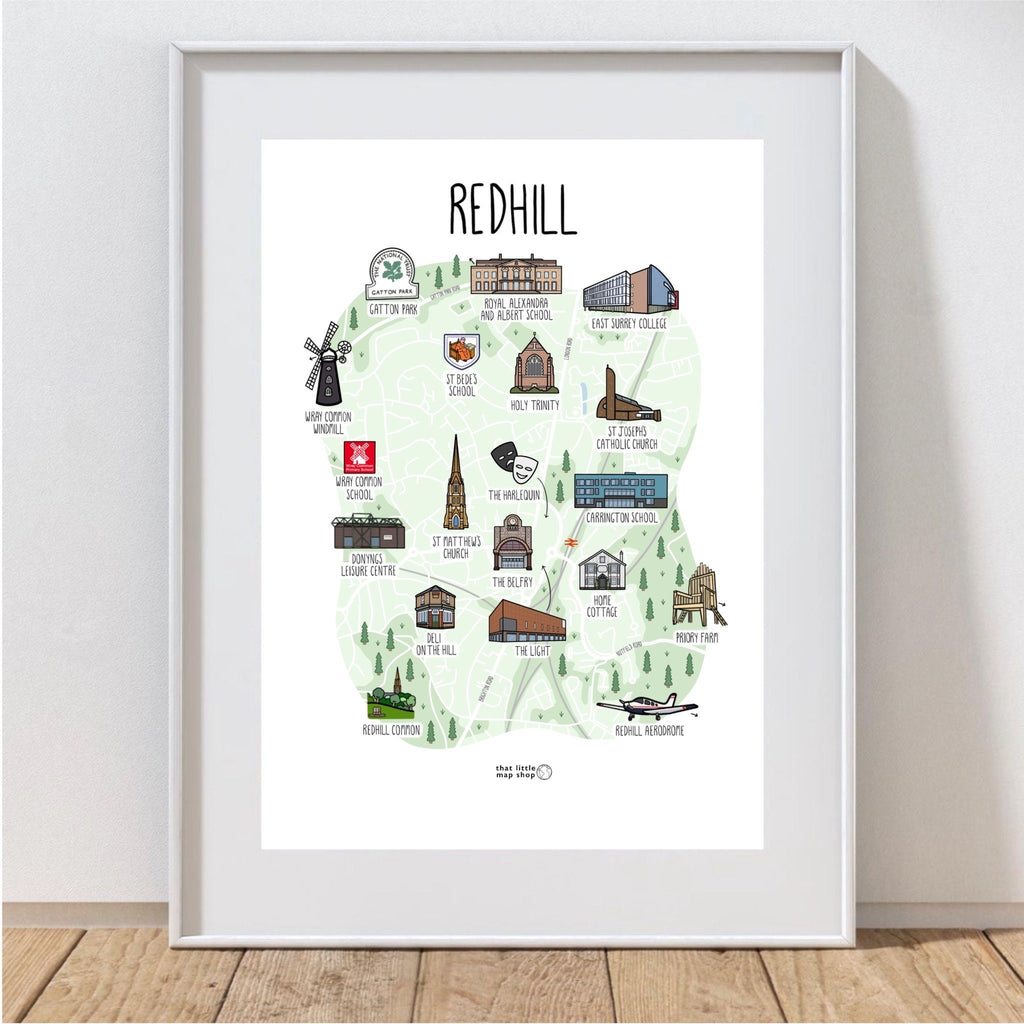 Redhill Map