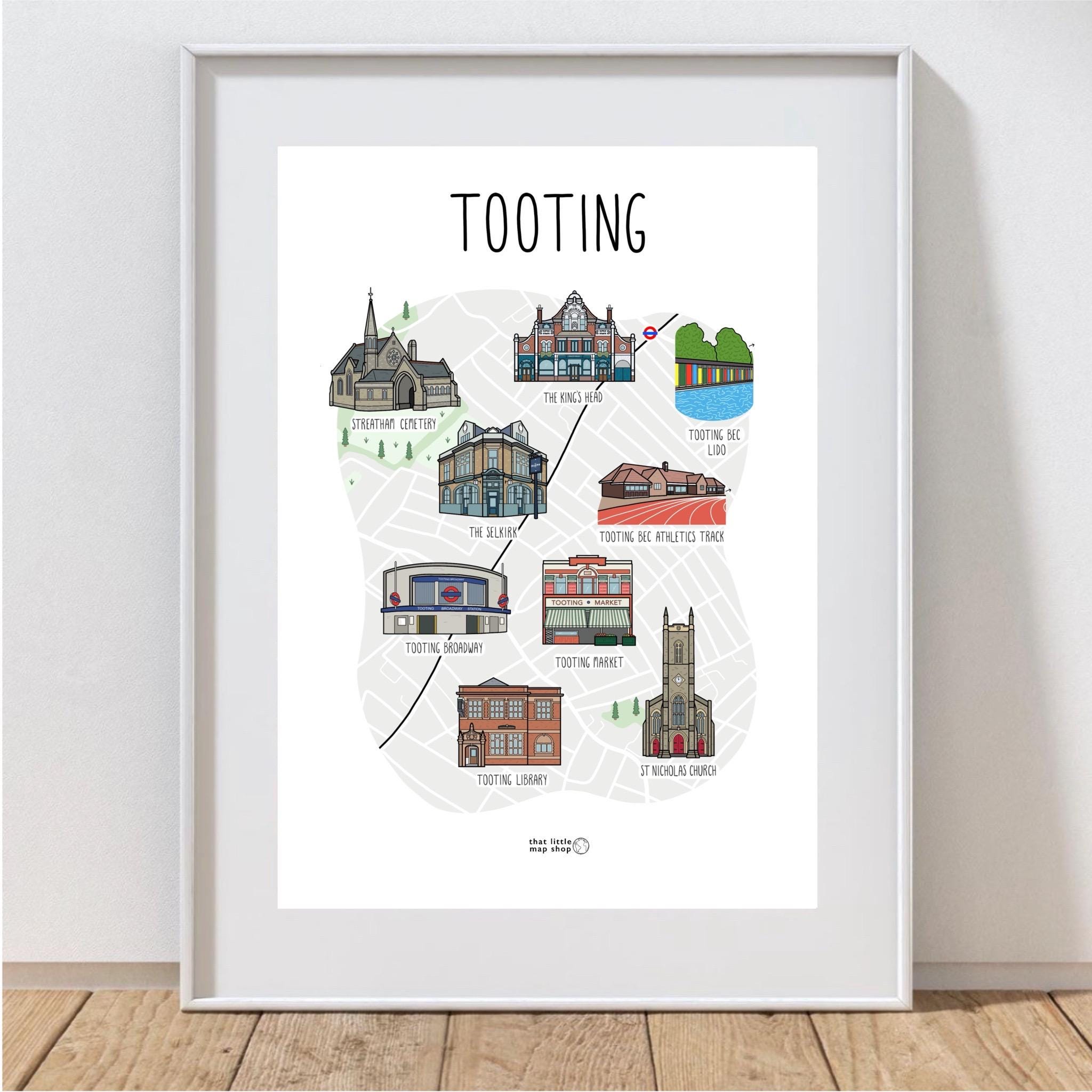 Tooting Map