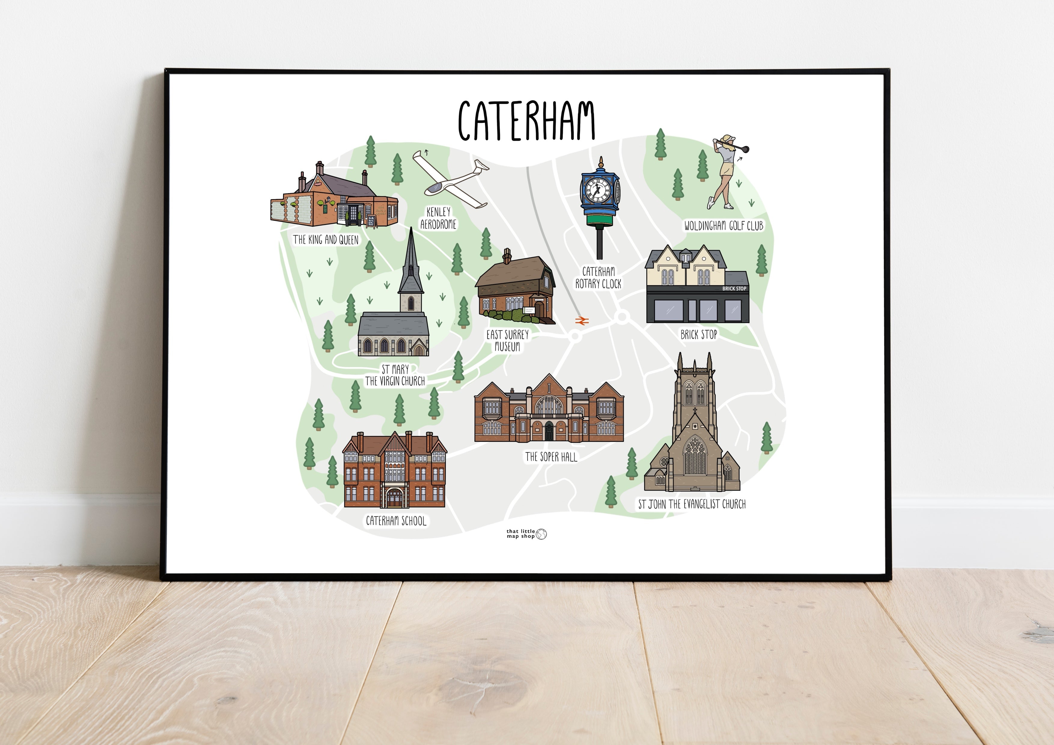 Caterham Map