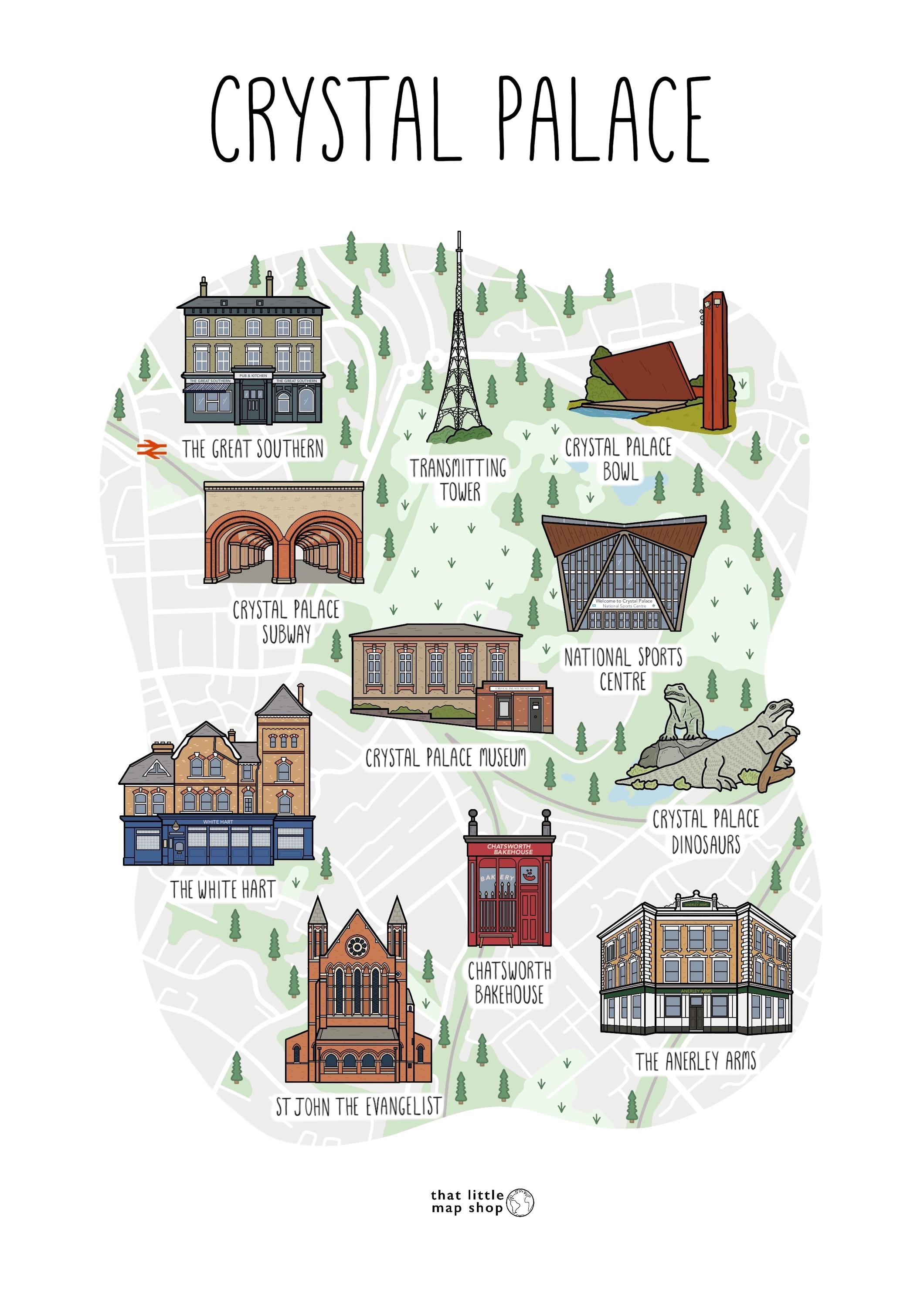 Crystal Palace Map