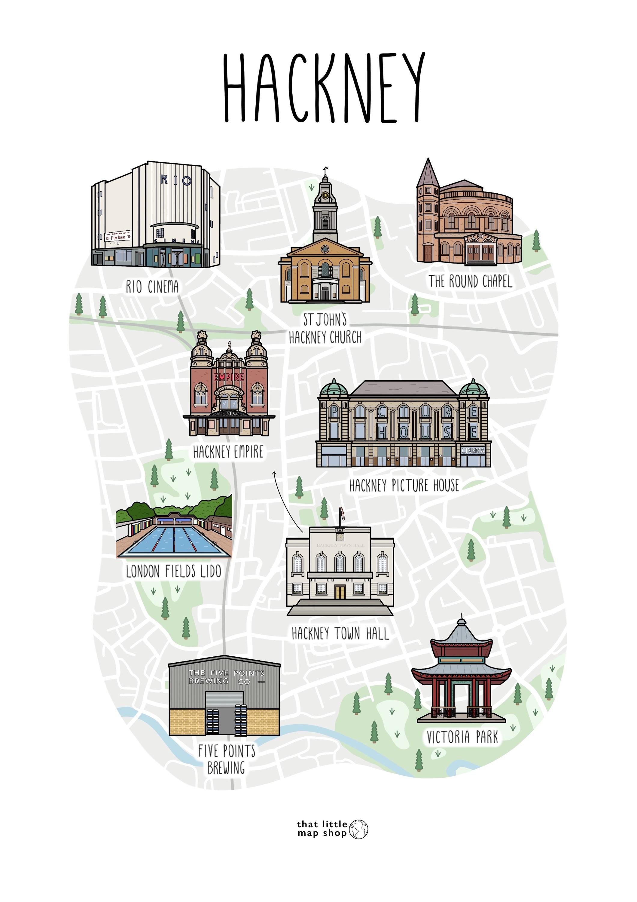 Hackney Map