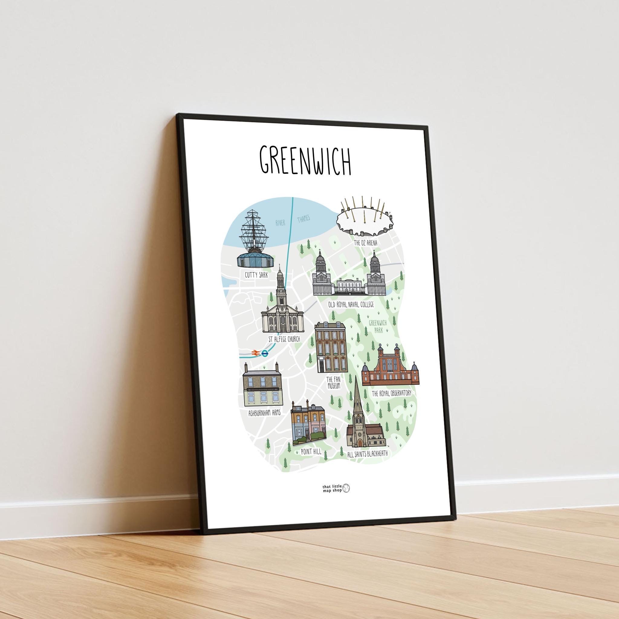Greenwich Map