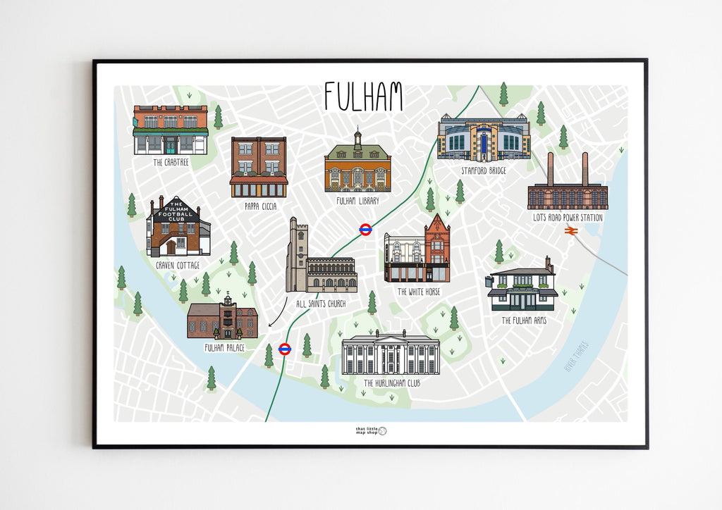 Fulham Map