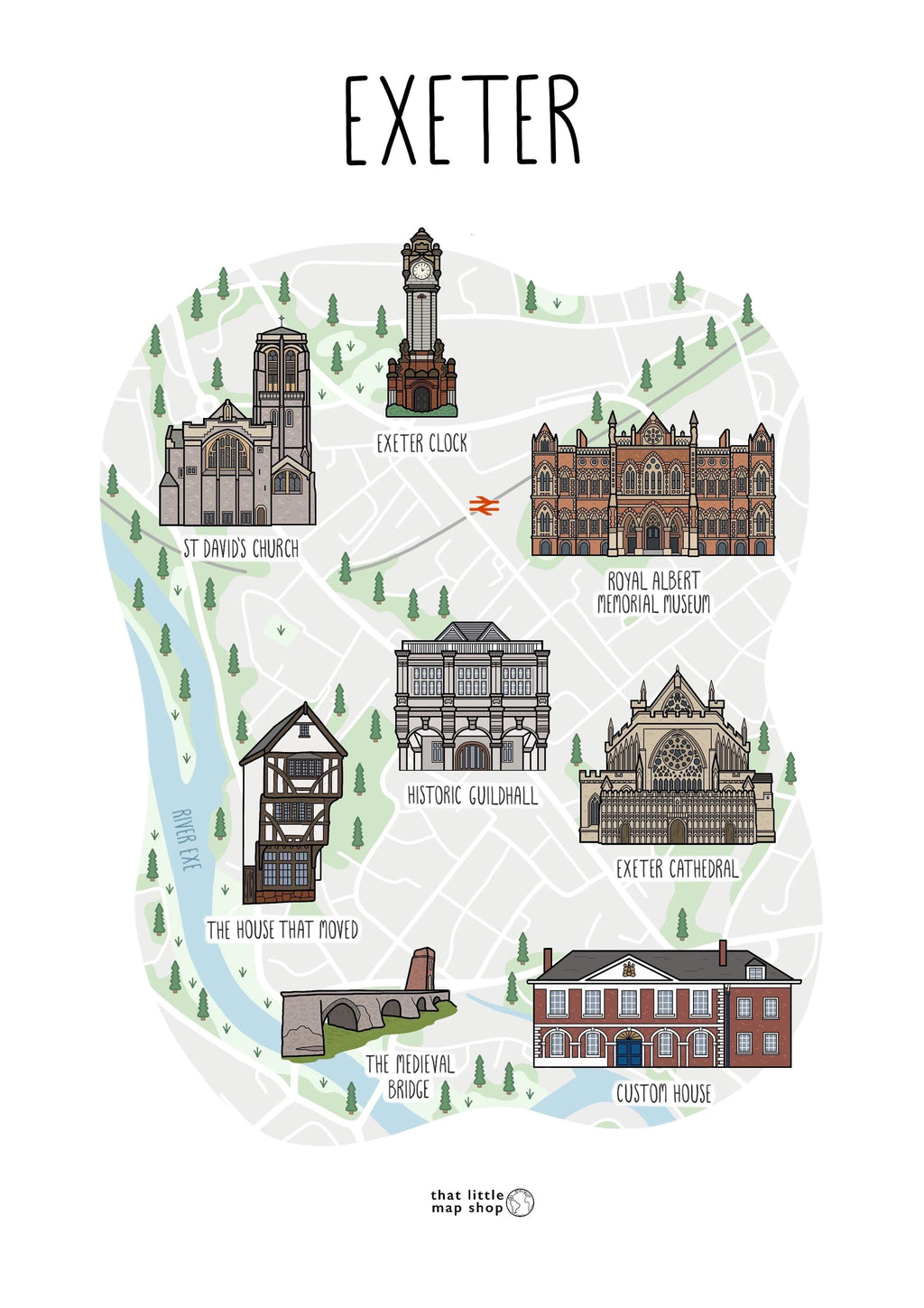 Exeter Map