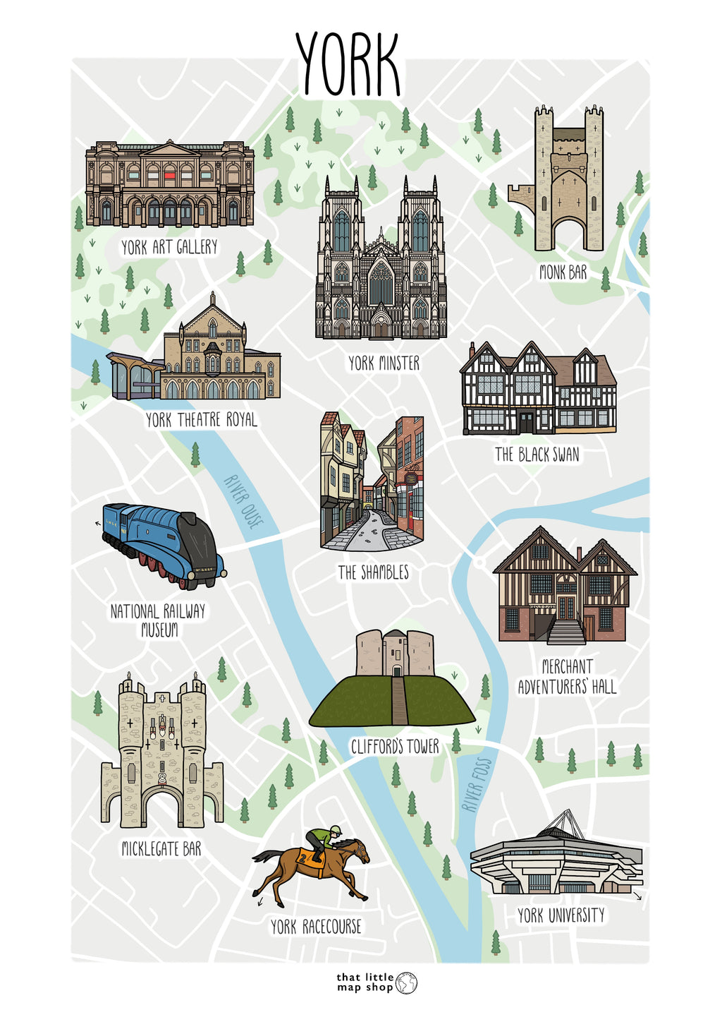 York Map