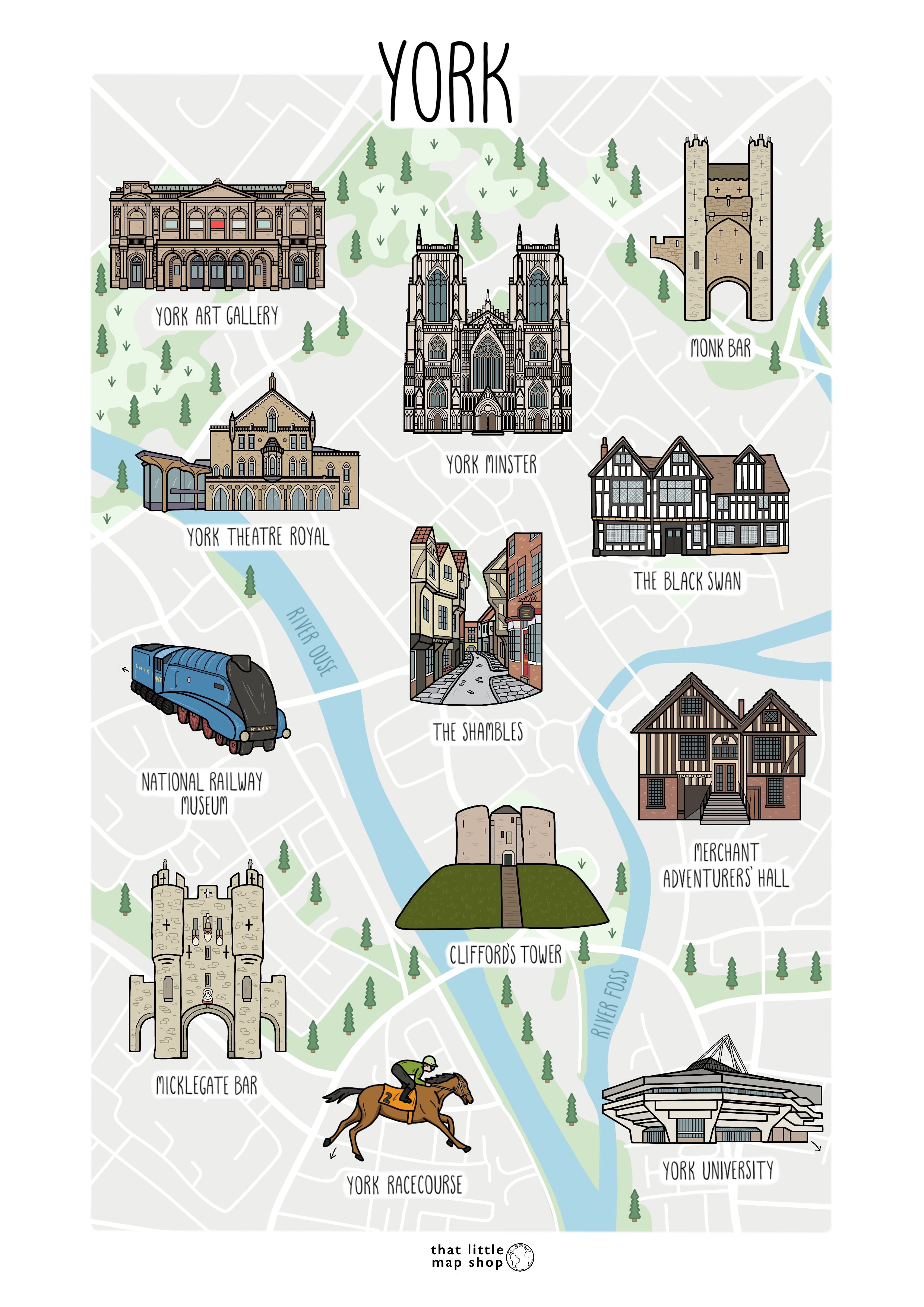 York Map