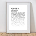 Nutfieldian Definition Print