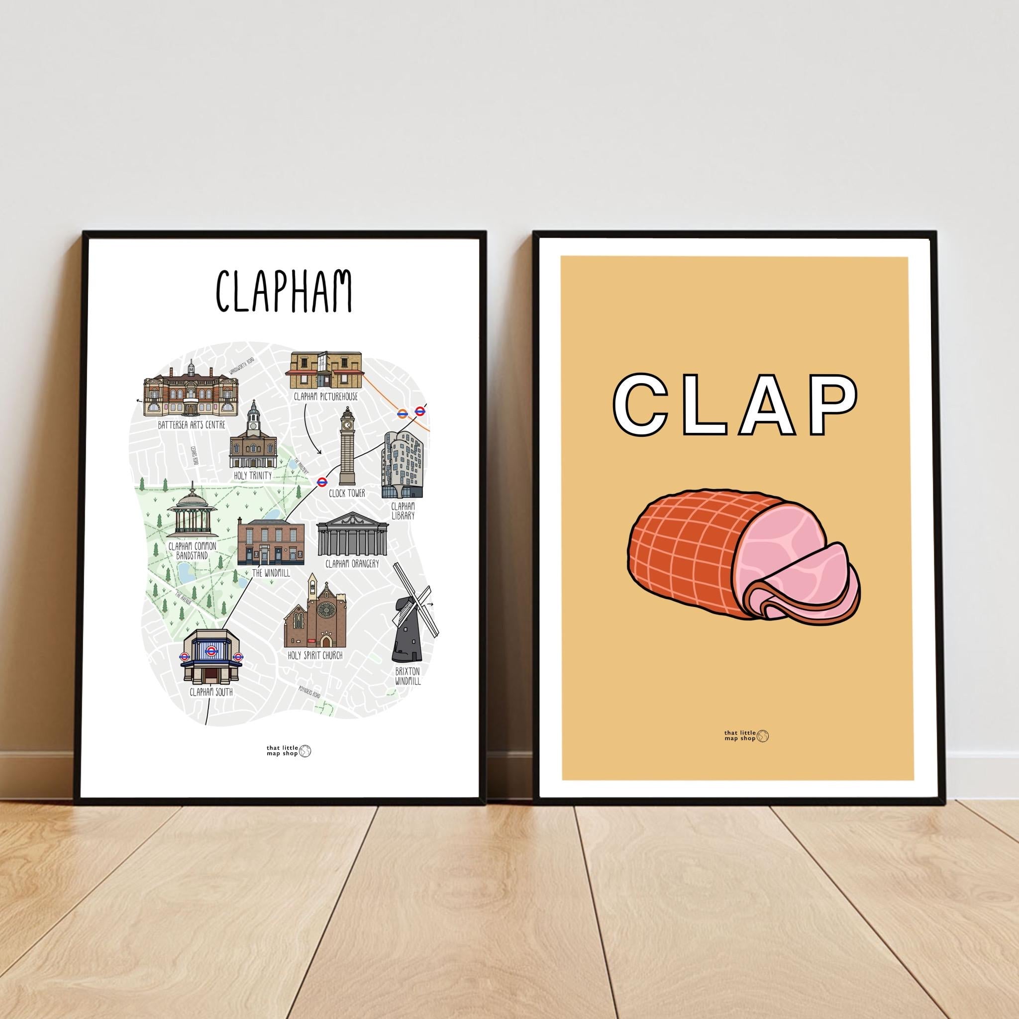 Clapham Art Print