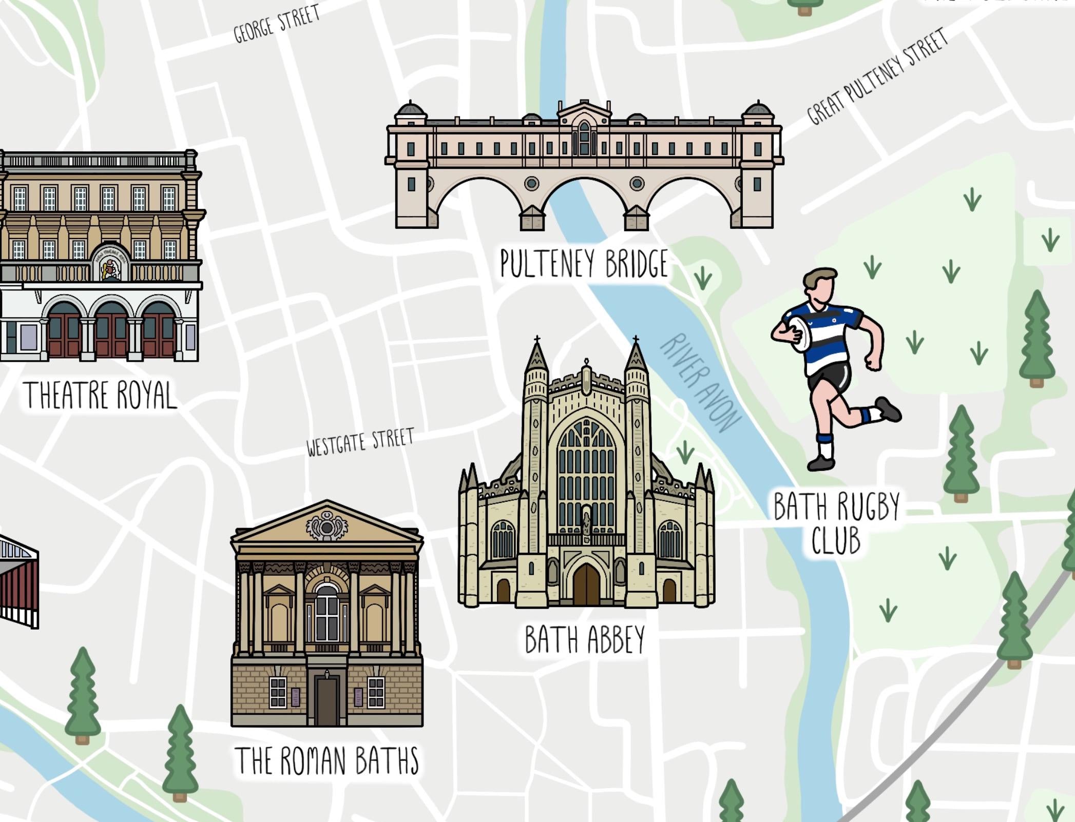 Bath Map