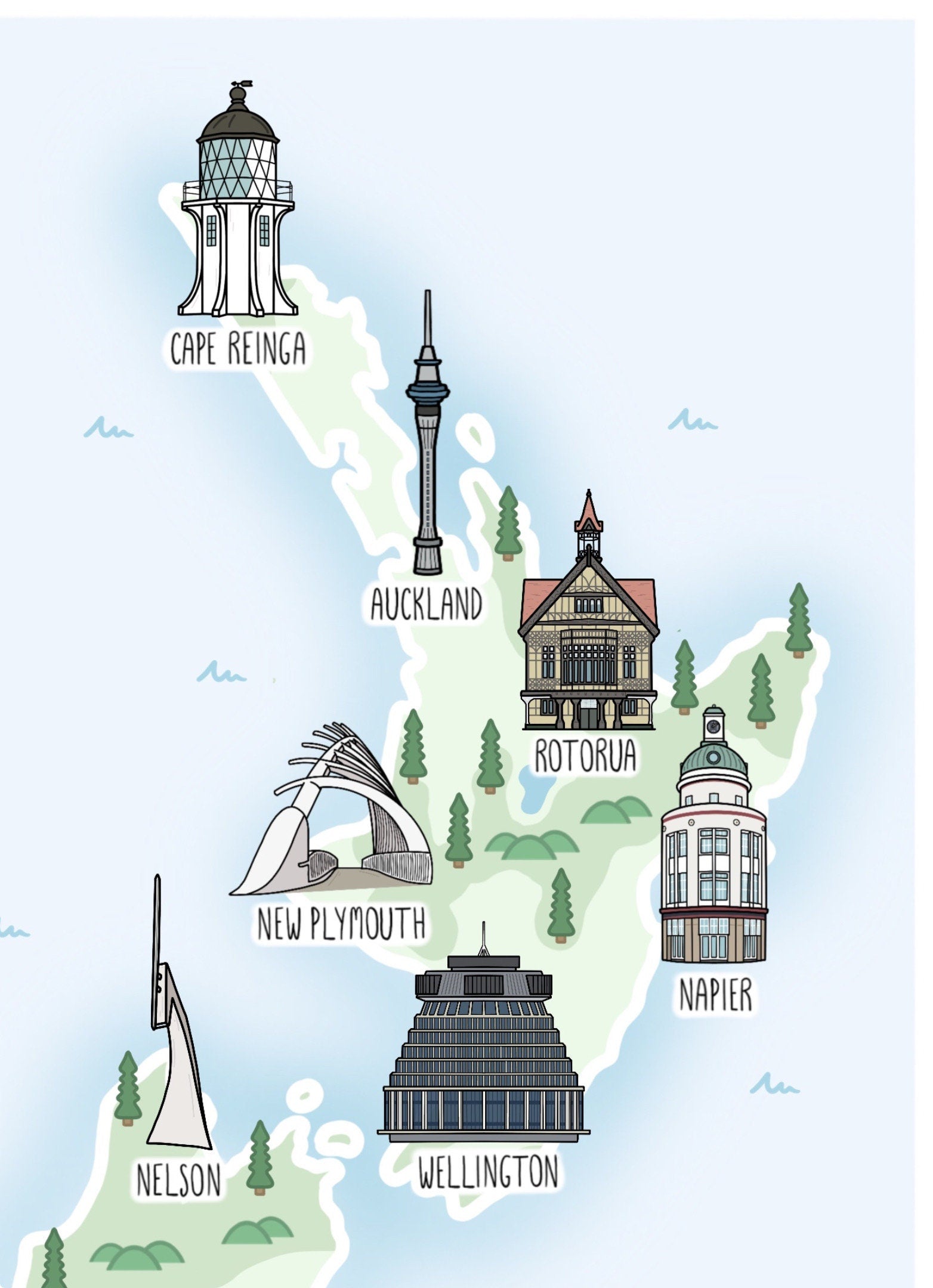 New Zealand Map