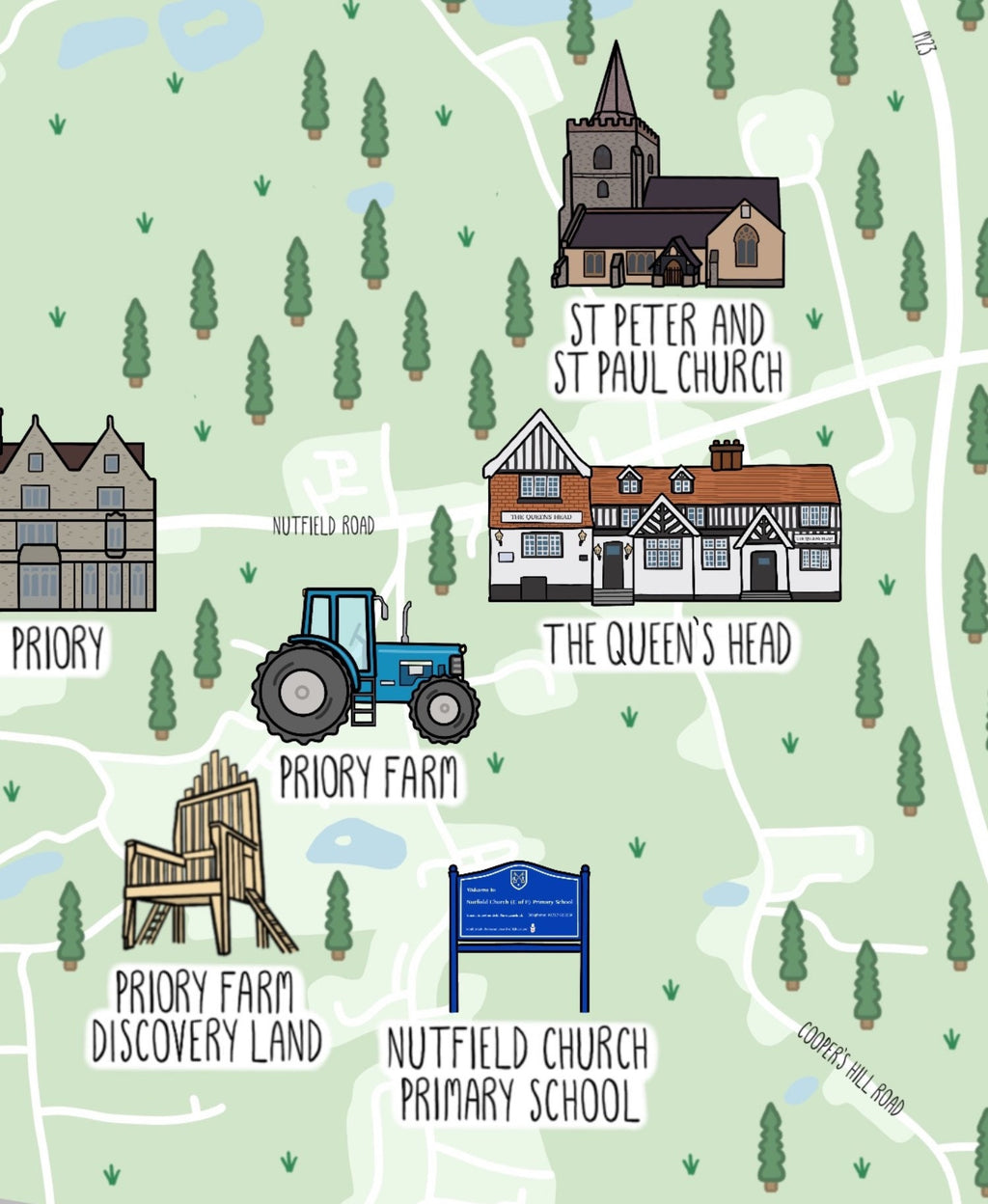 Nutfield Map
