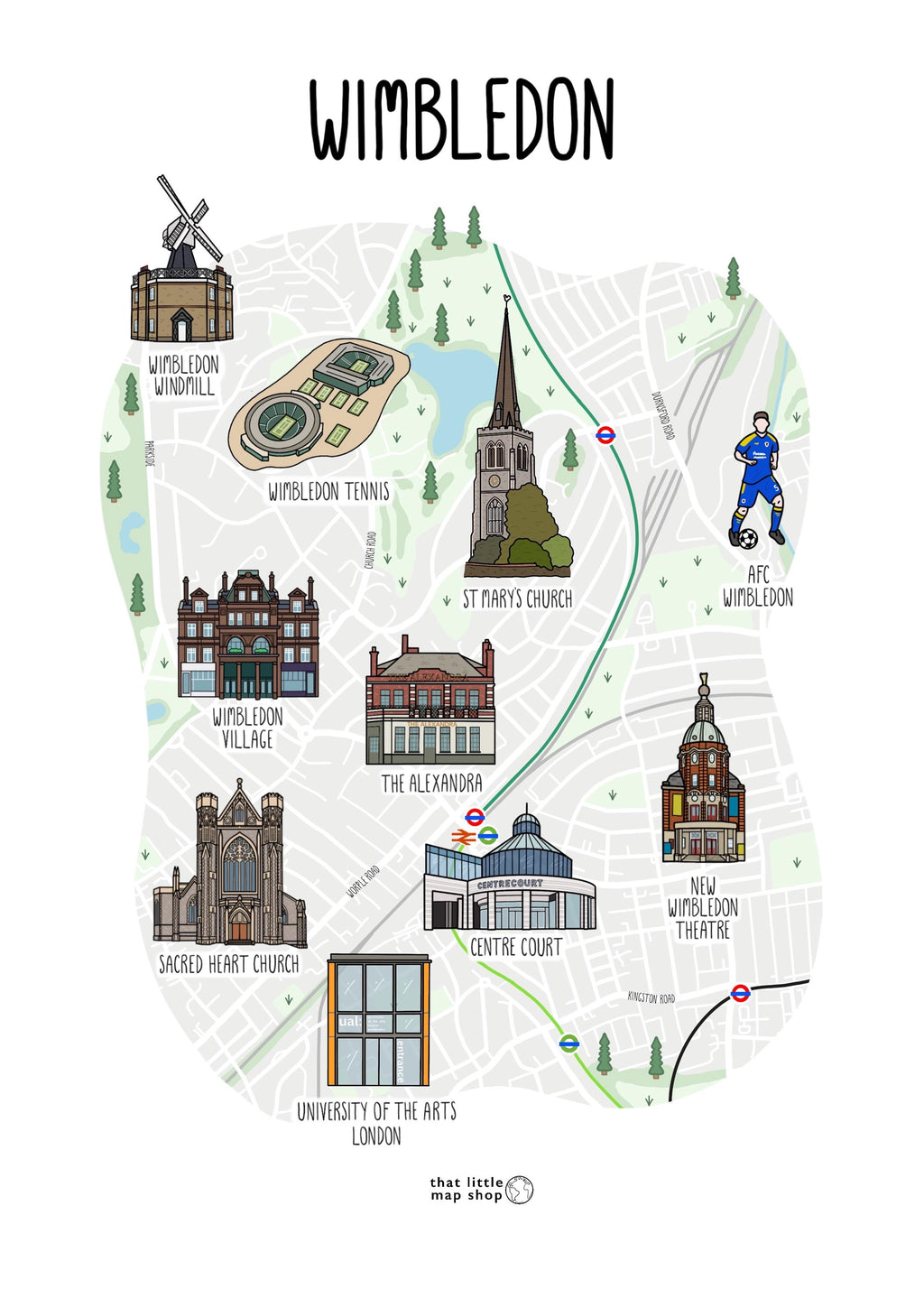 Wimbledon Map