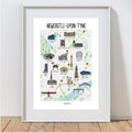 Newcastle upon Tyne Map