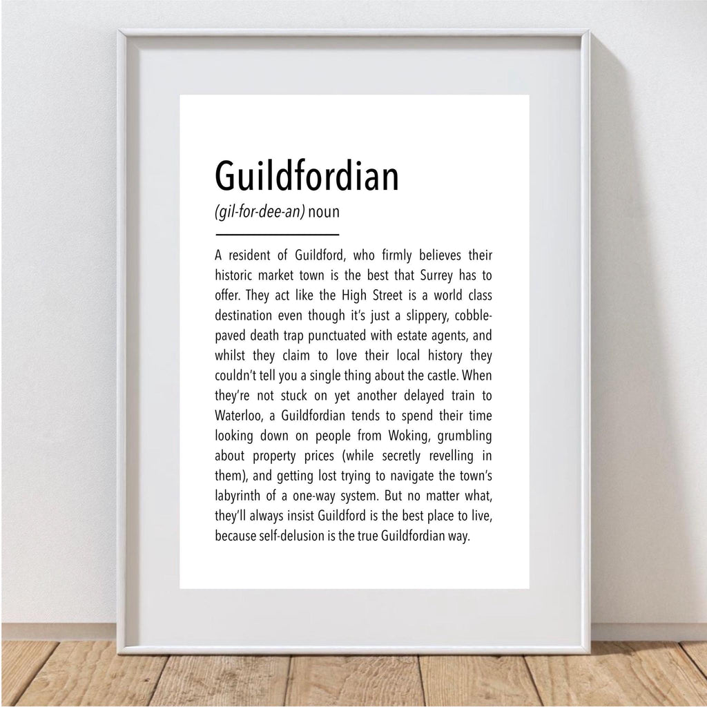 Guildfordian Definition Print