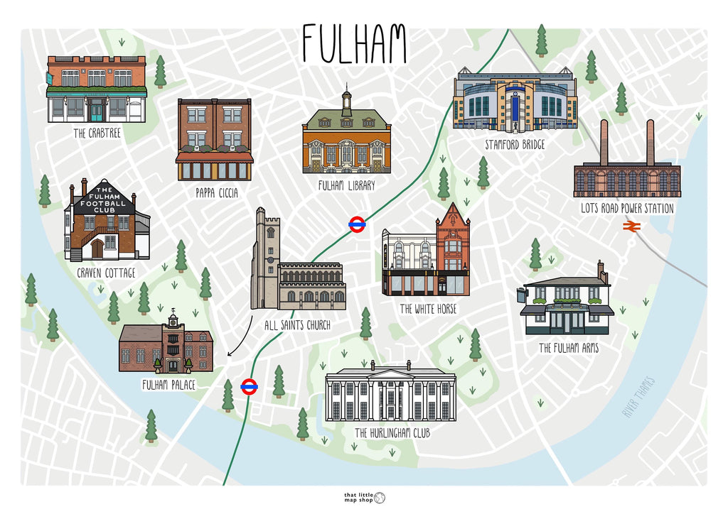 Fulham Map