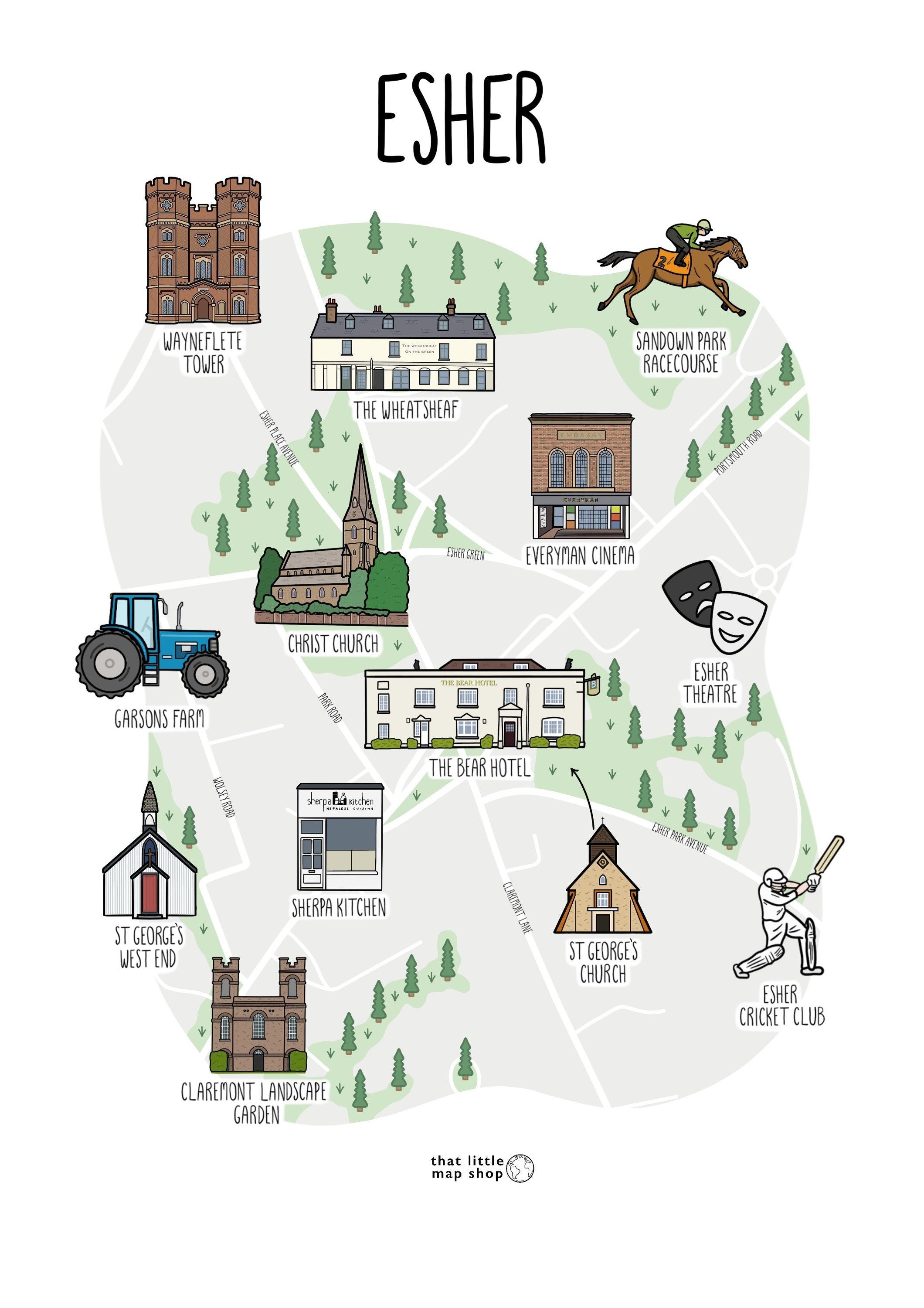 Esher Map