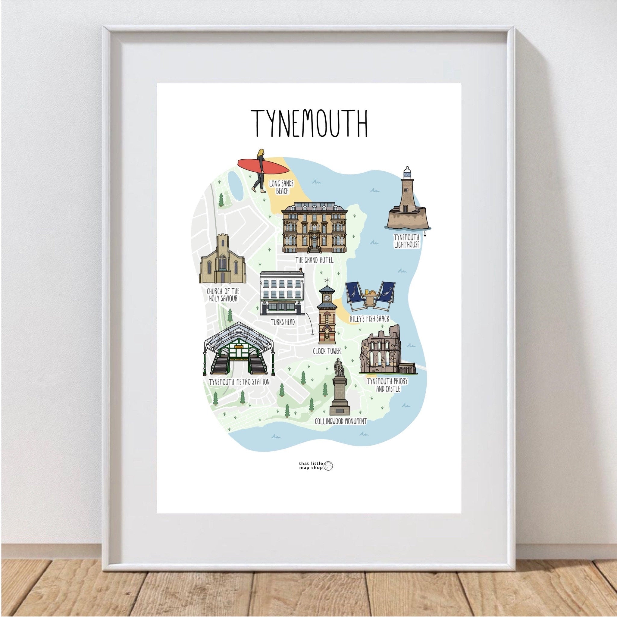 Tynemouth Map