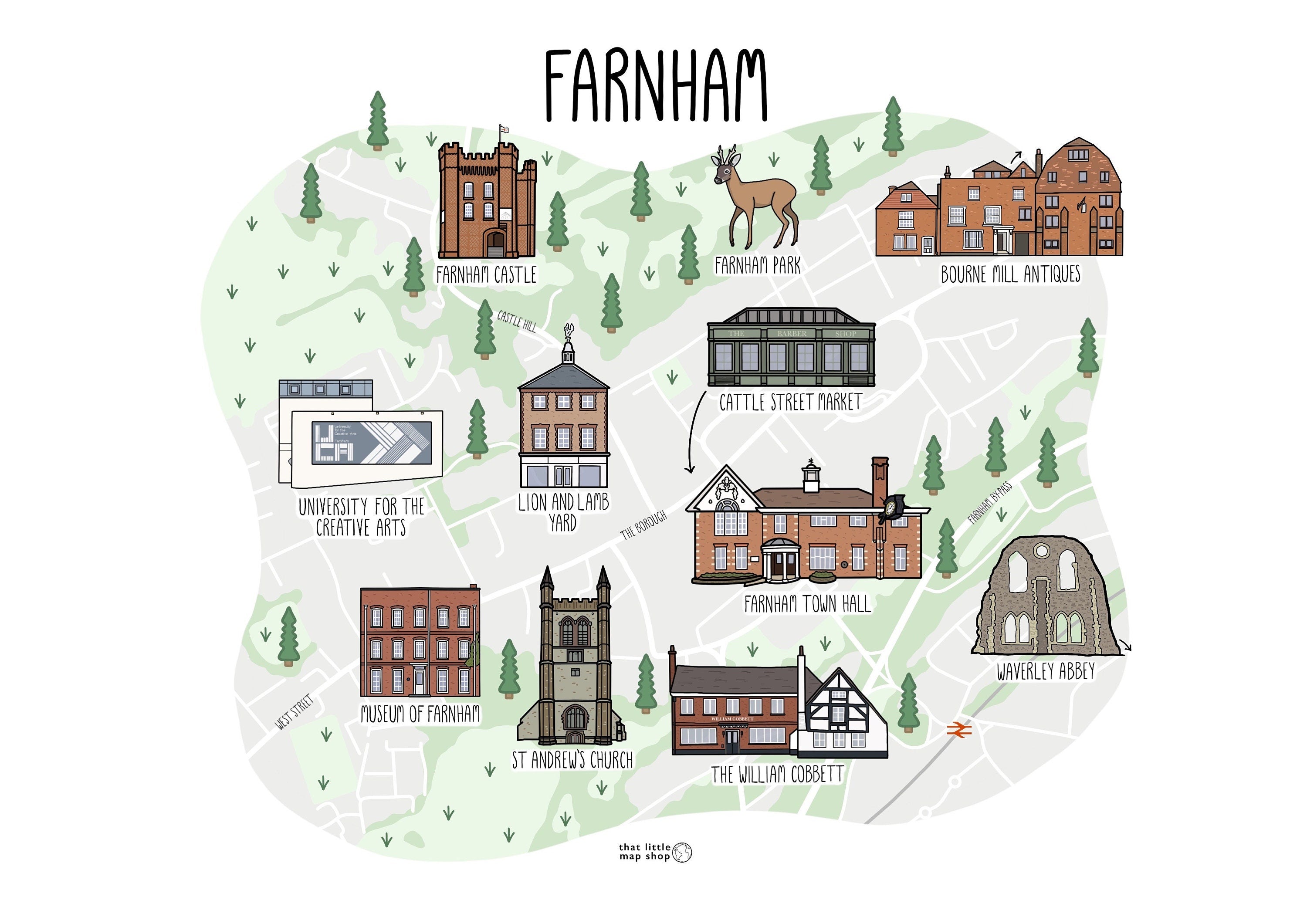 Farnham Map