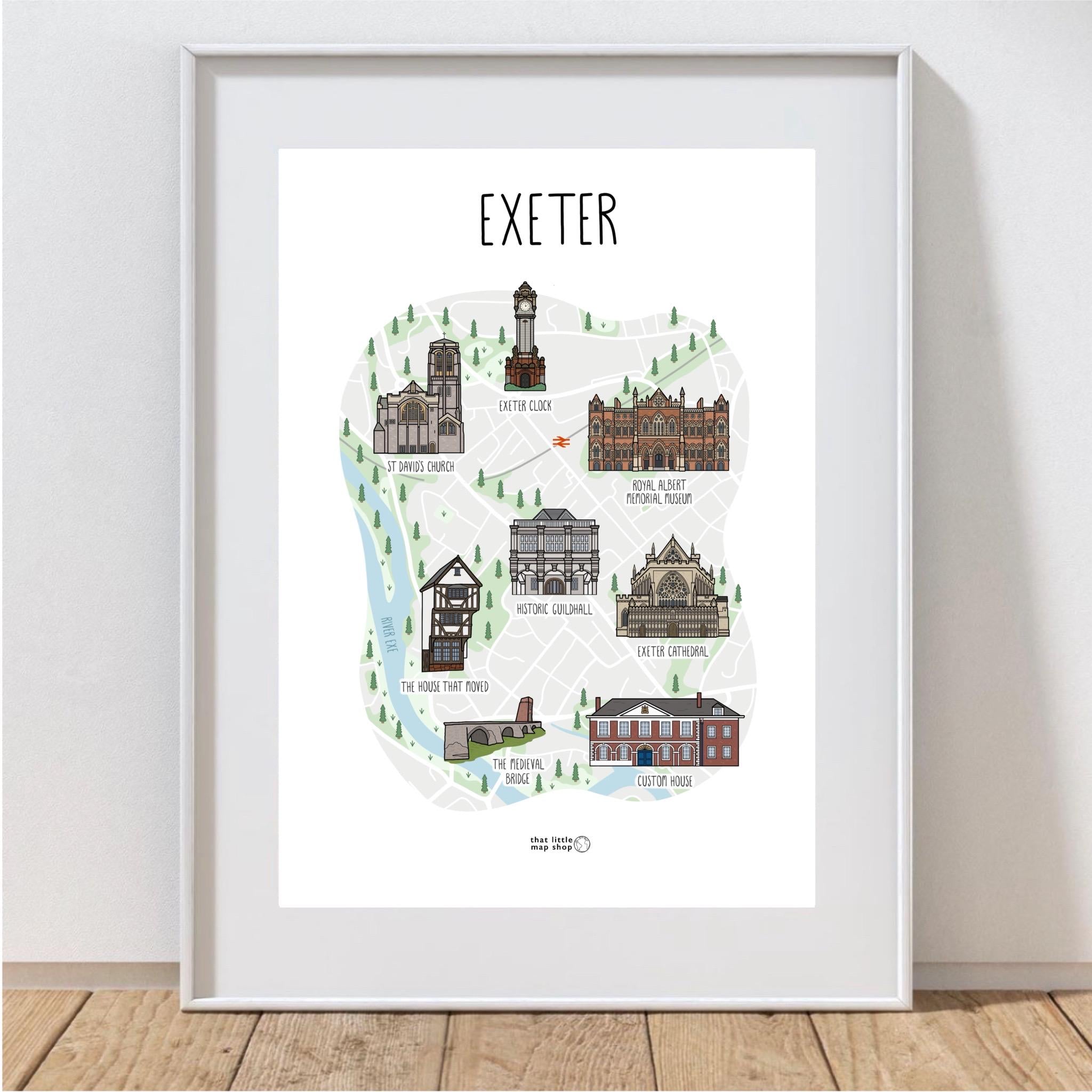 Exeter Map
