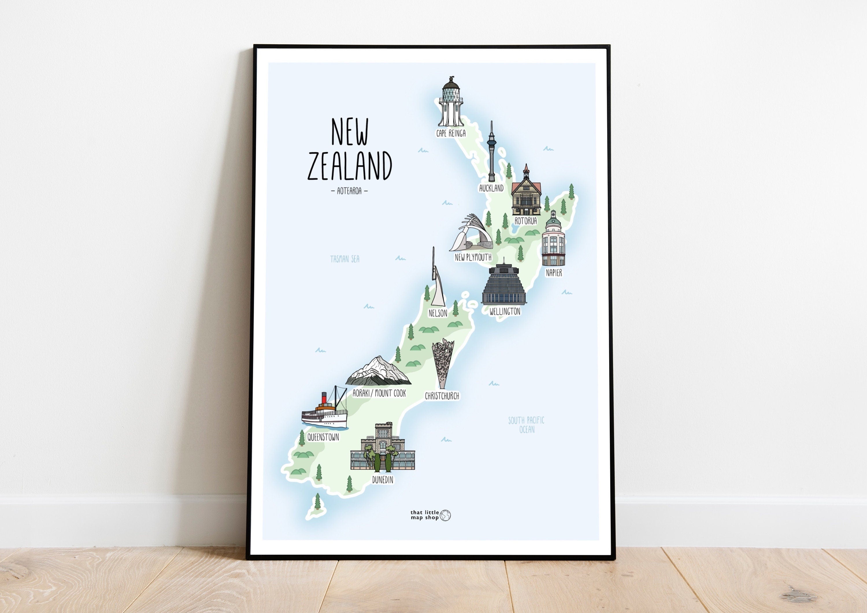 New Zealand Map