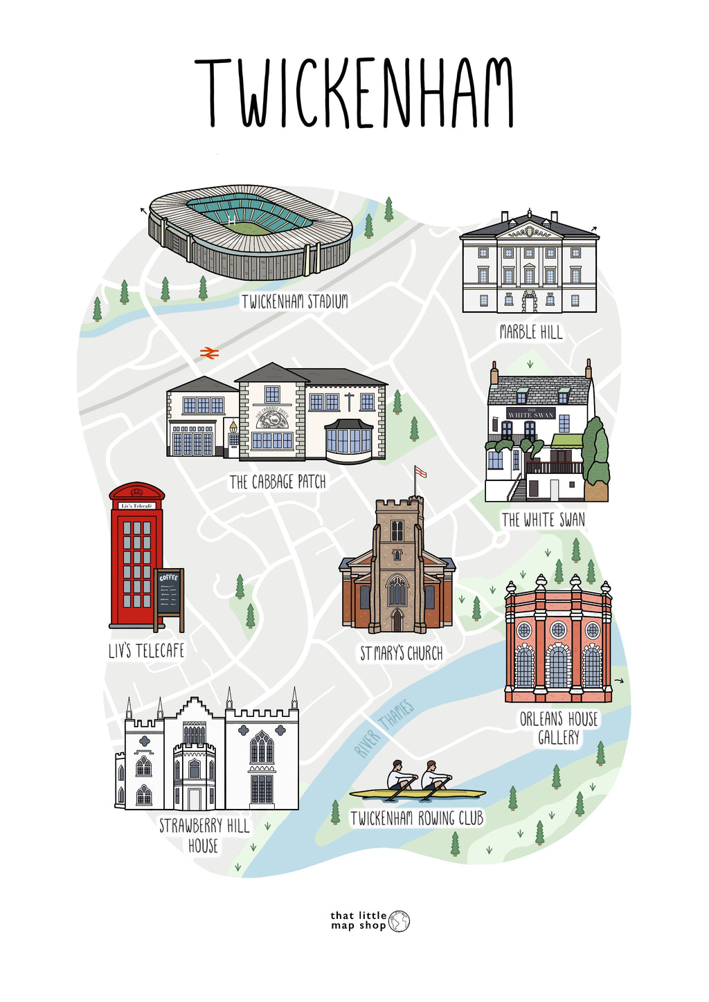 Twickenham Map