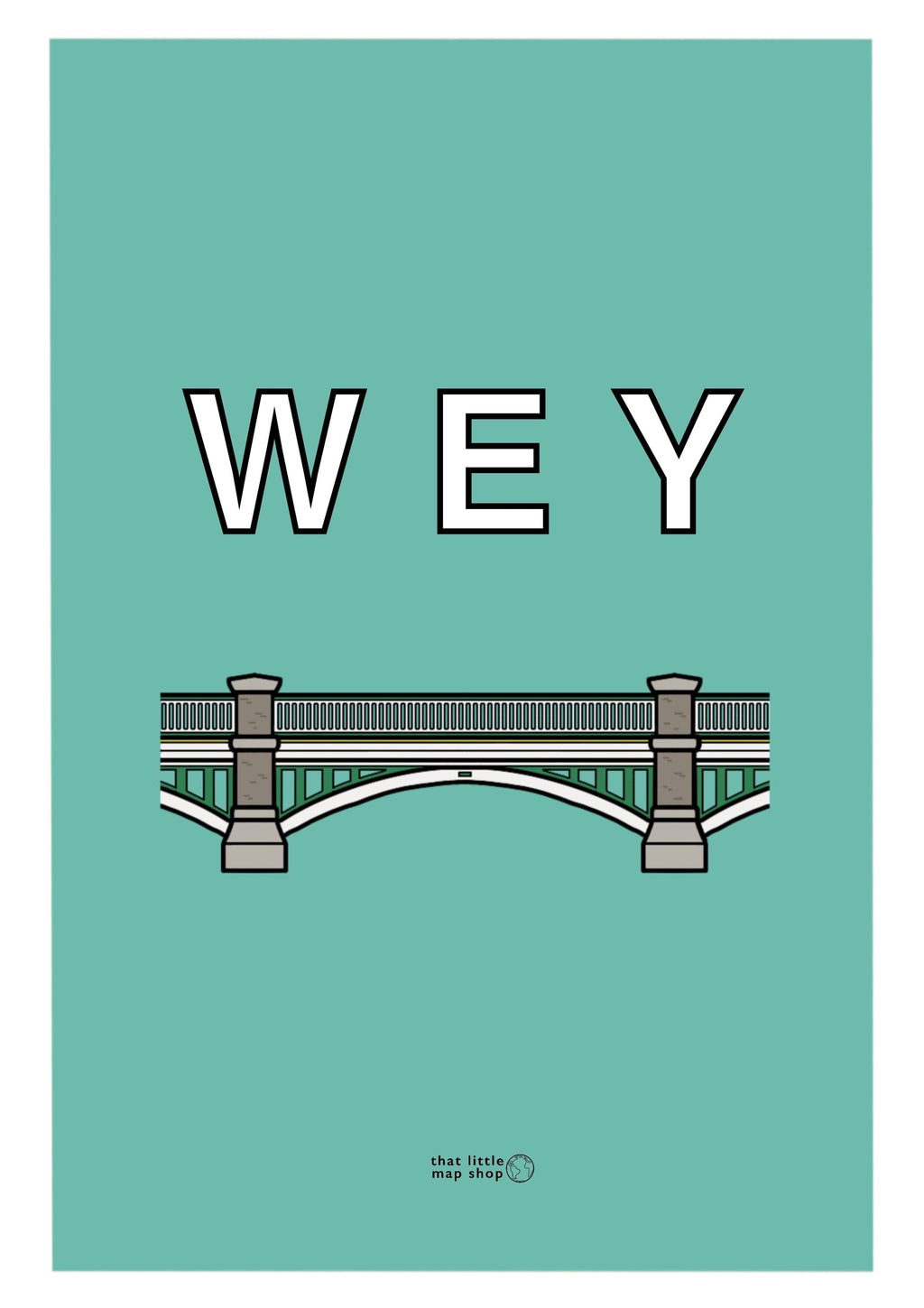 Weybridge Art Print