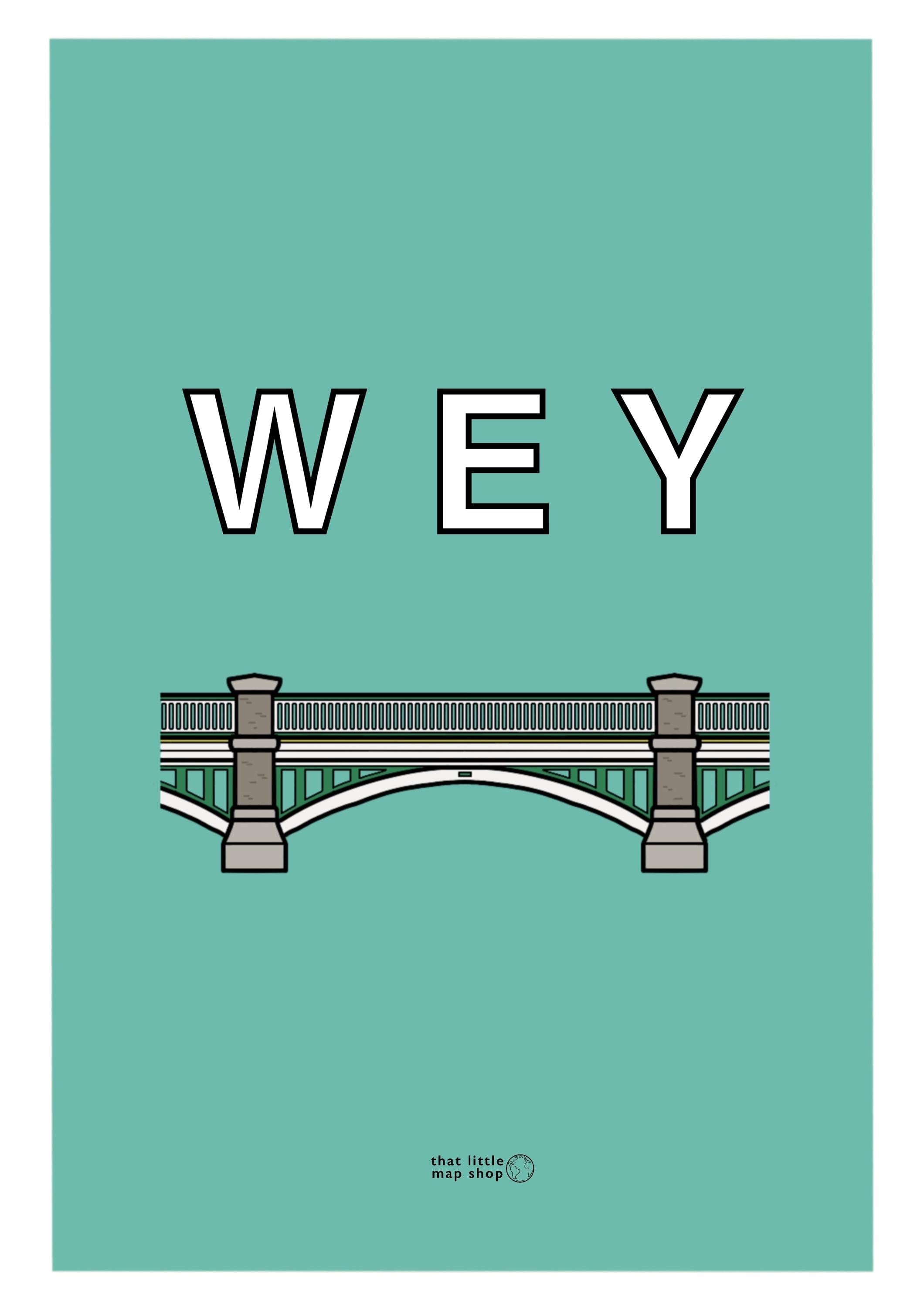 Weybridge Art Print