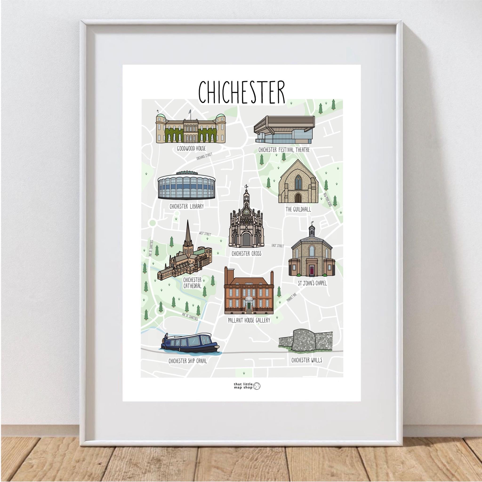 Chichester Map