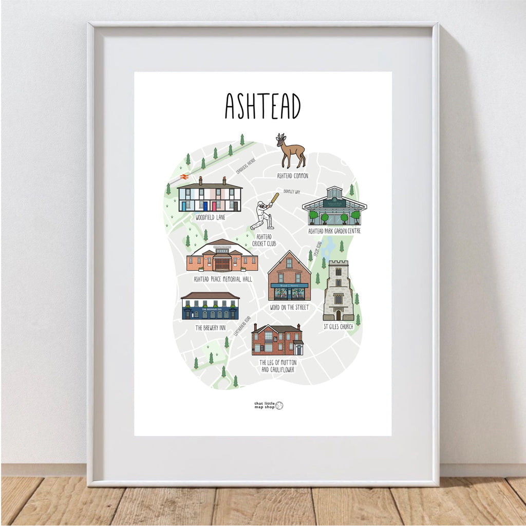 Ashtead Map