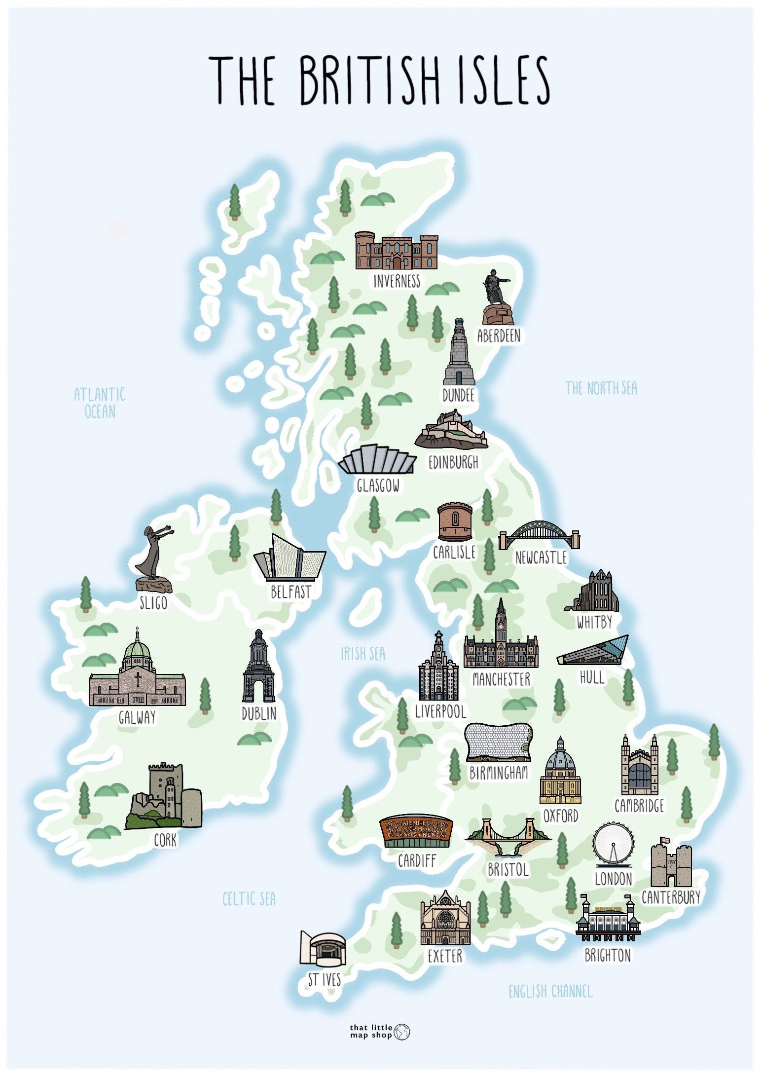 British Isles Map