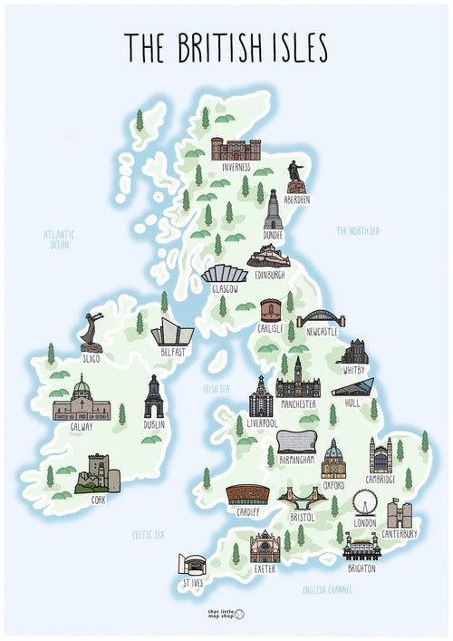 British Isles Map