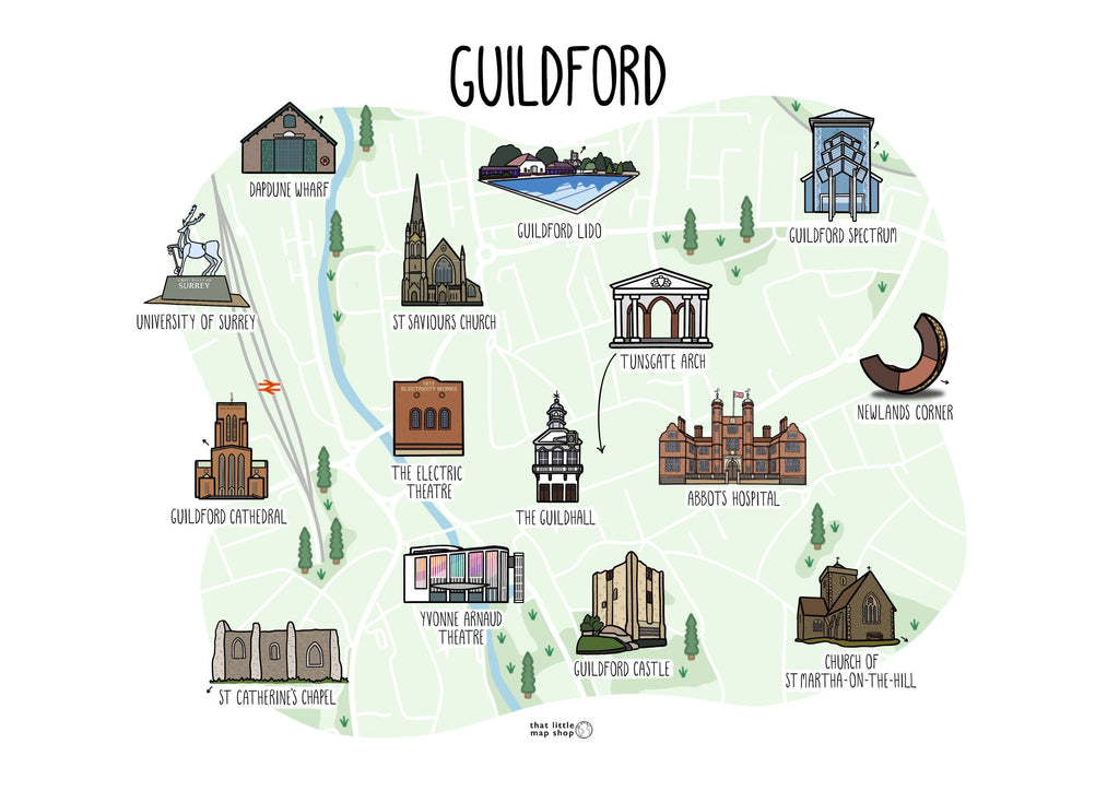 Guildford Map