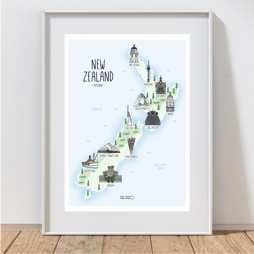 New Zealand Map