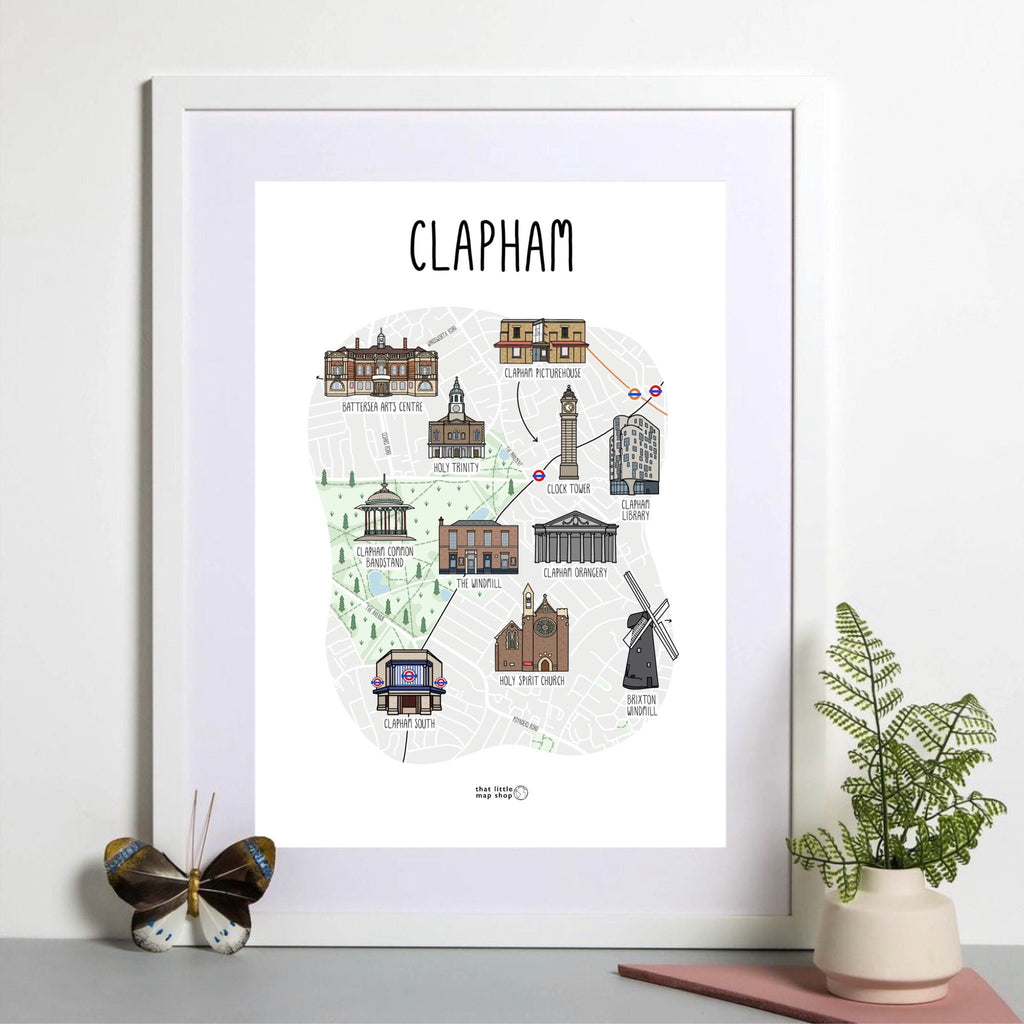 Clapham Map