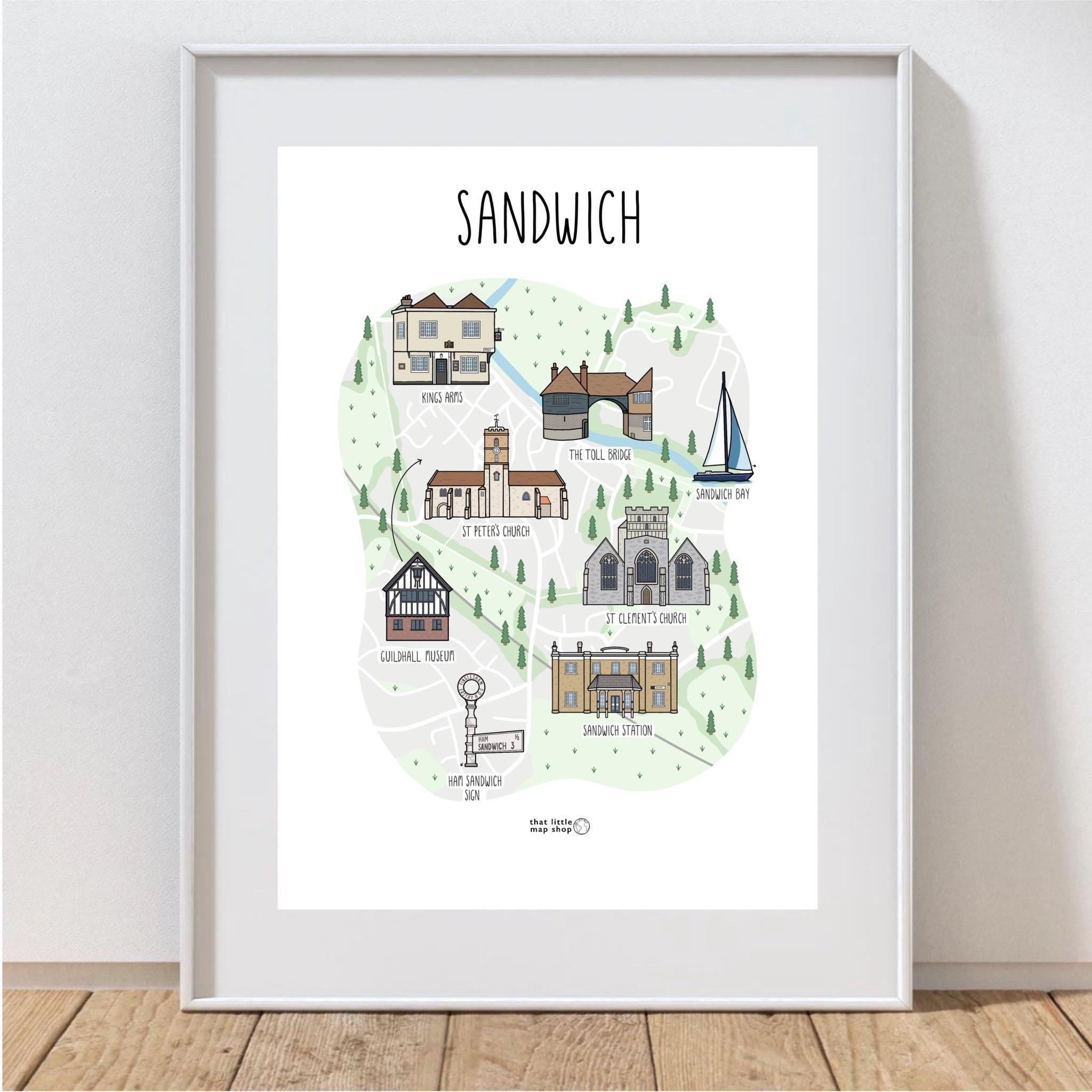 Sandwich Map