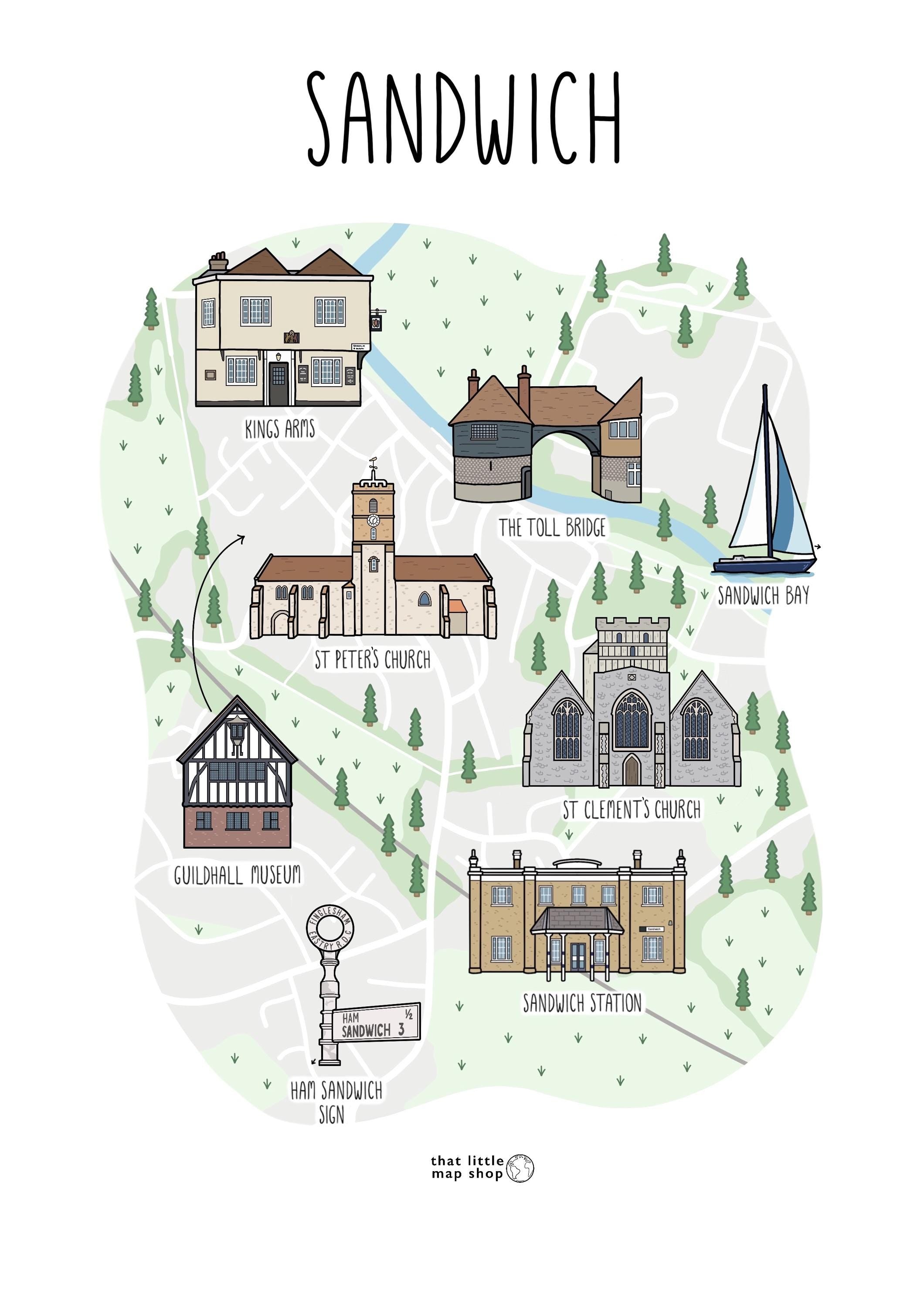 Sandwich Map