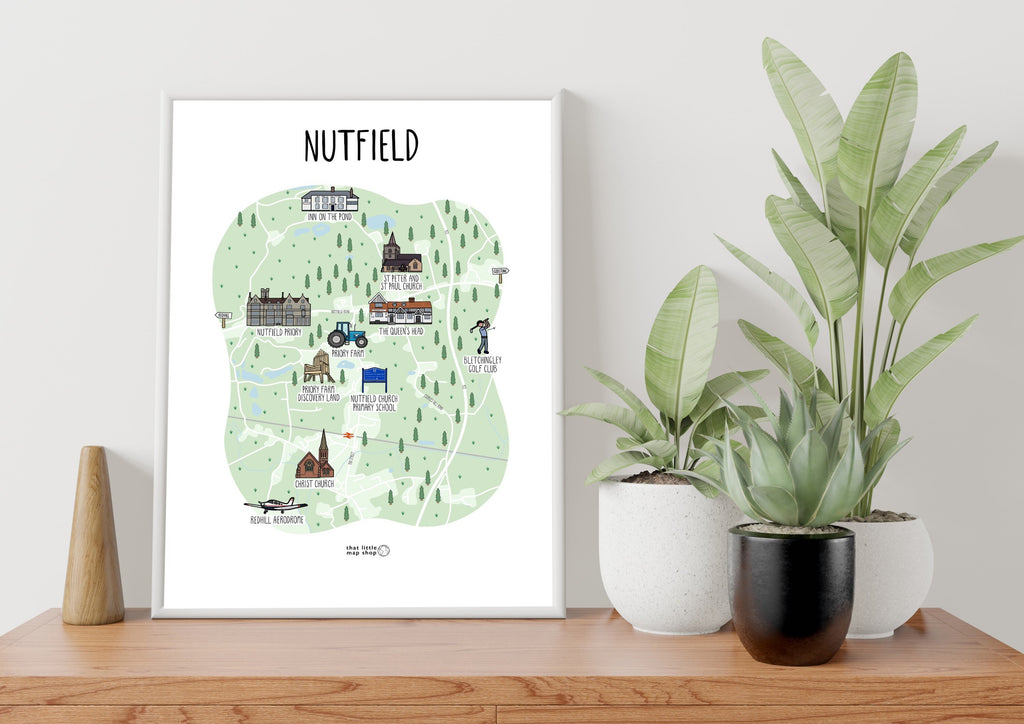 Nutfield Map