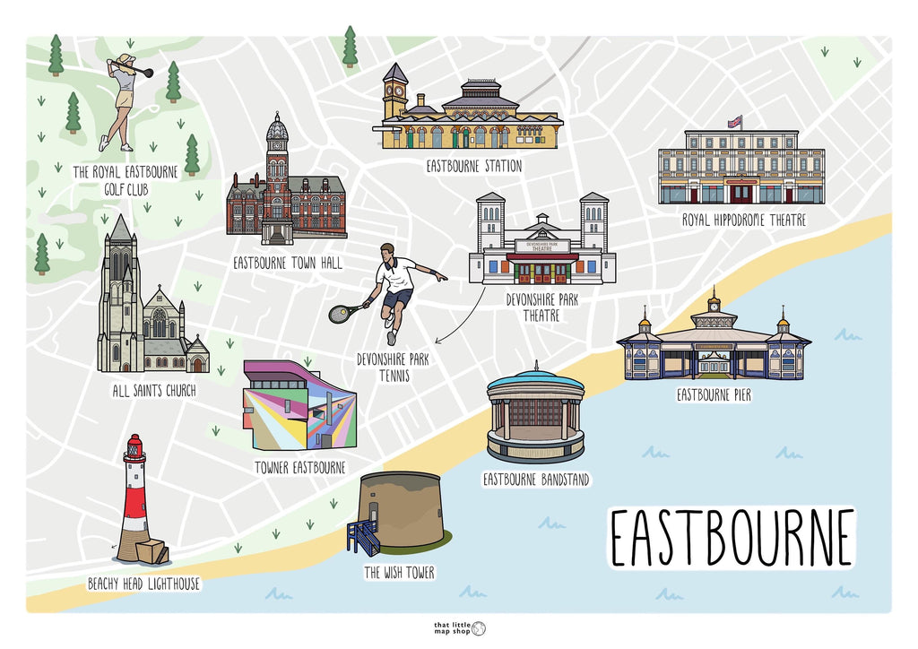 Eastbourne Map